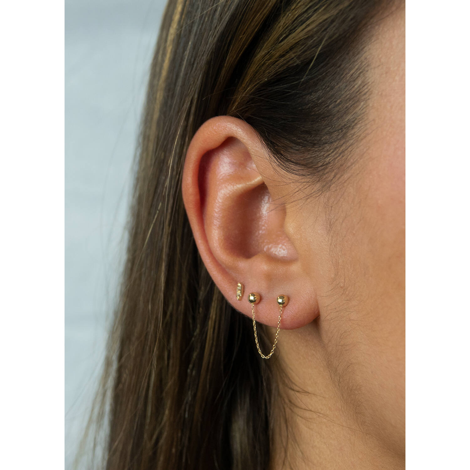 Dos Single Earring - 32mm - 585