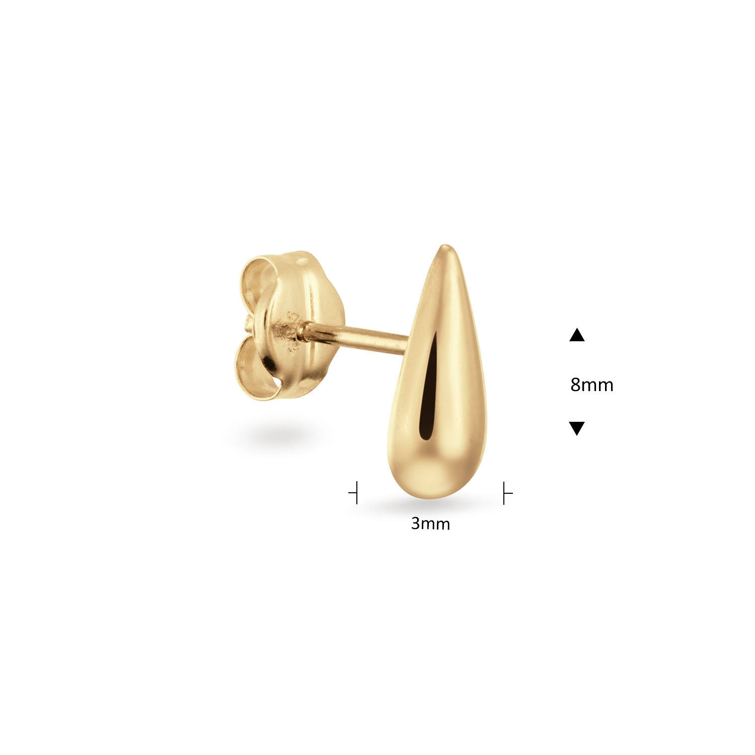 San Polo Single Stud  - 8mm - 585