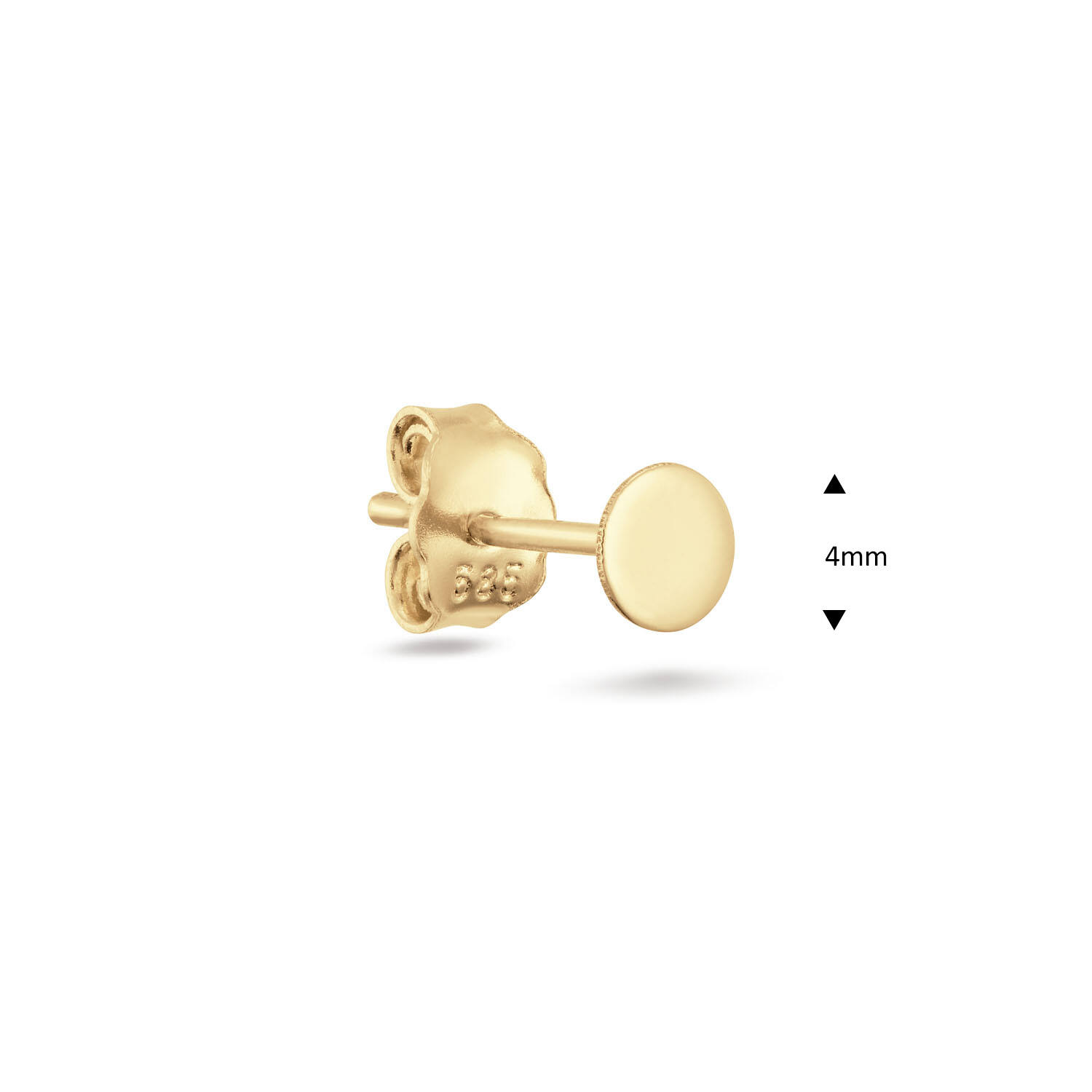 Disc Single Stud  - 4mm - 585