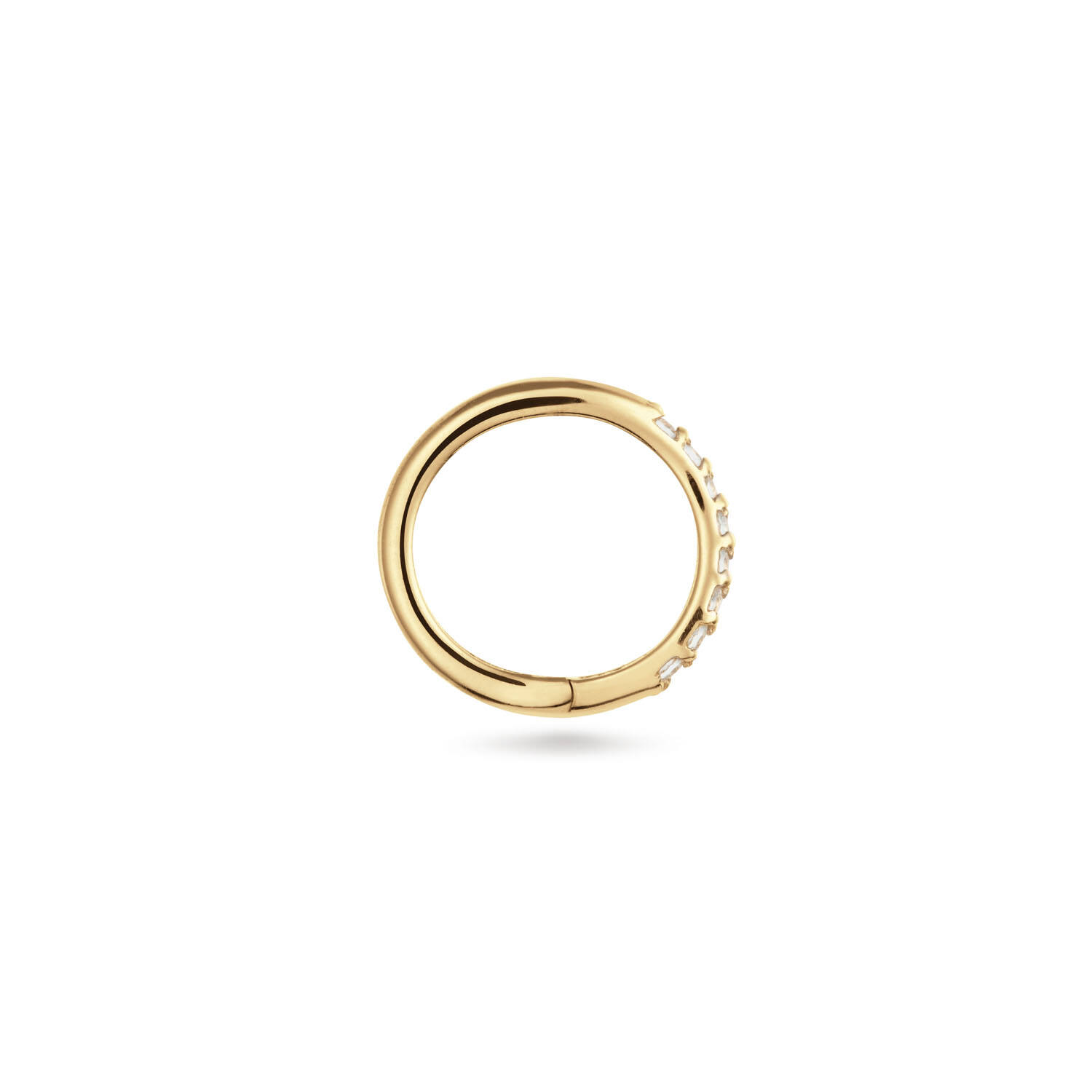 Rivièra Topaz Piercing Single Hoop  - 10mm - 585