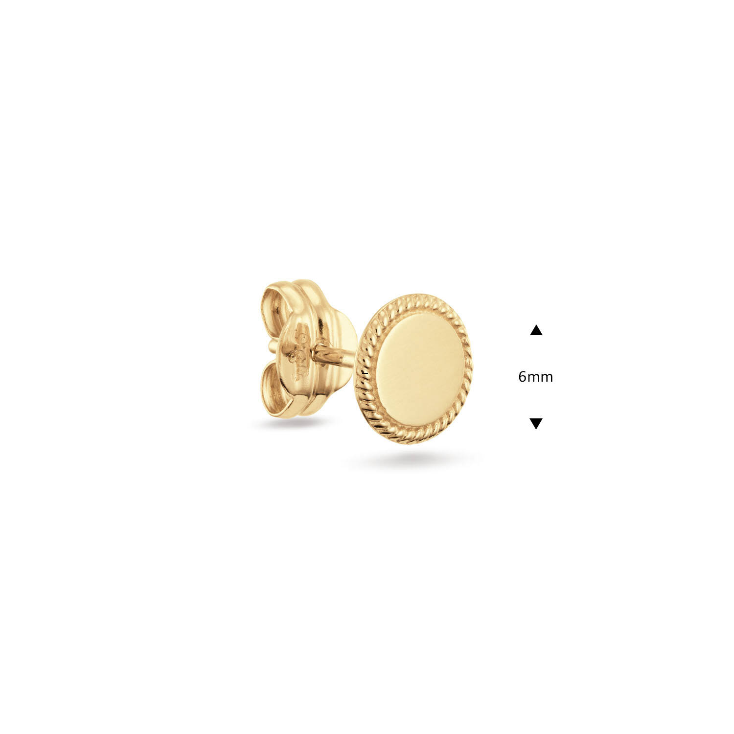 Tournesol Single Stud  - 6mm - 585