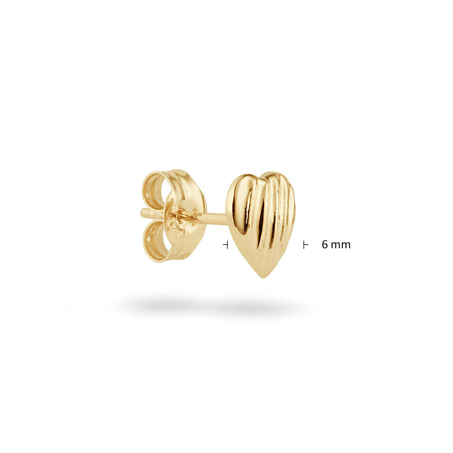 Mandela Single Stud - 6mm - 585