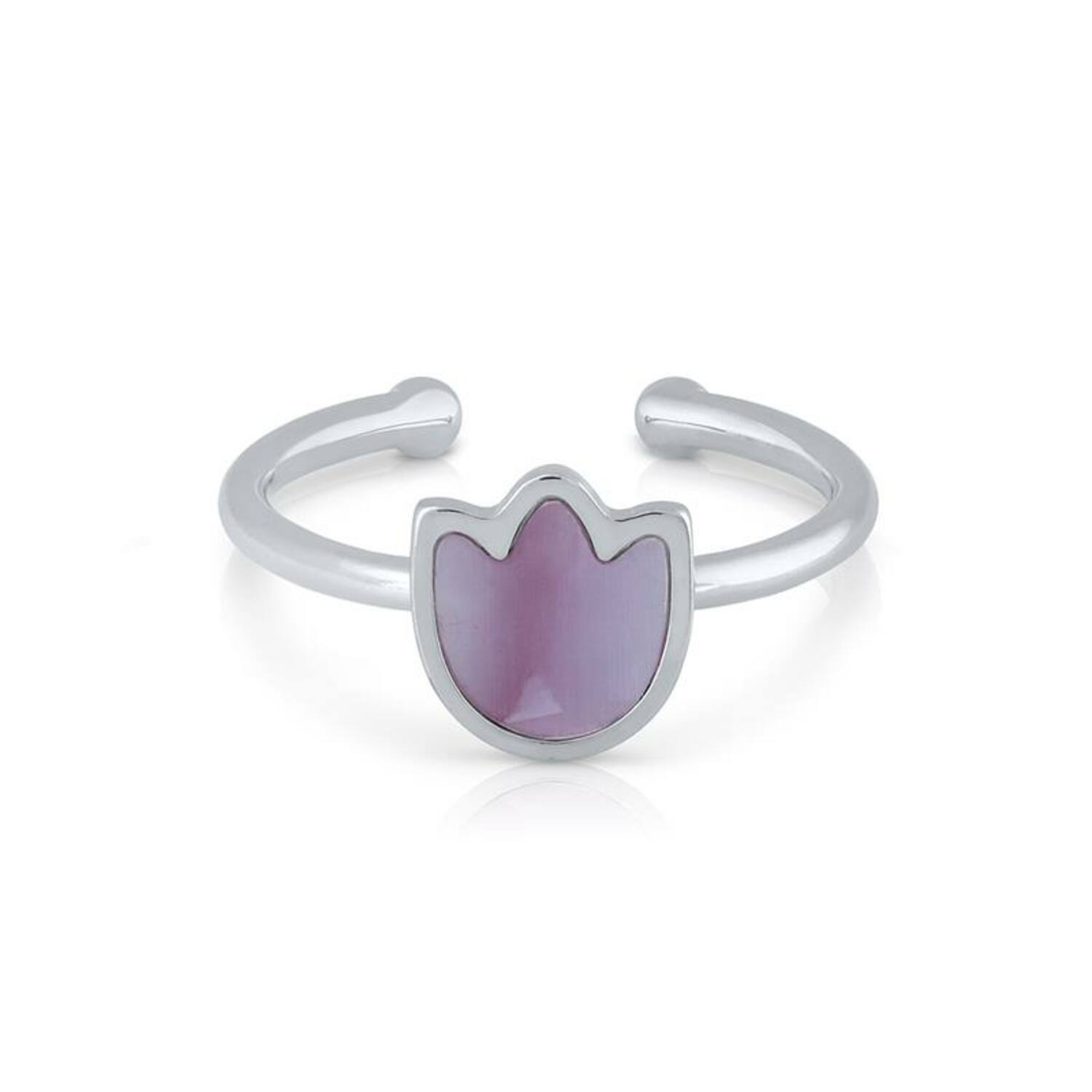 Ring Tulp Parelmoer  - 925 - Rd