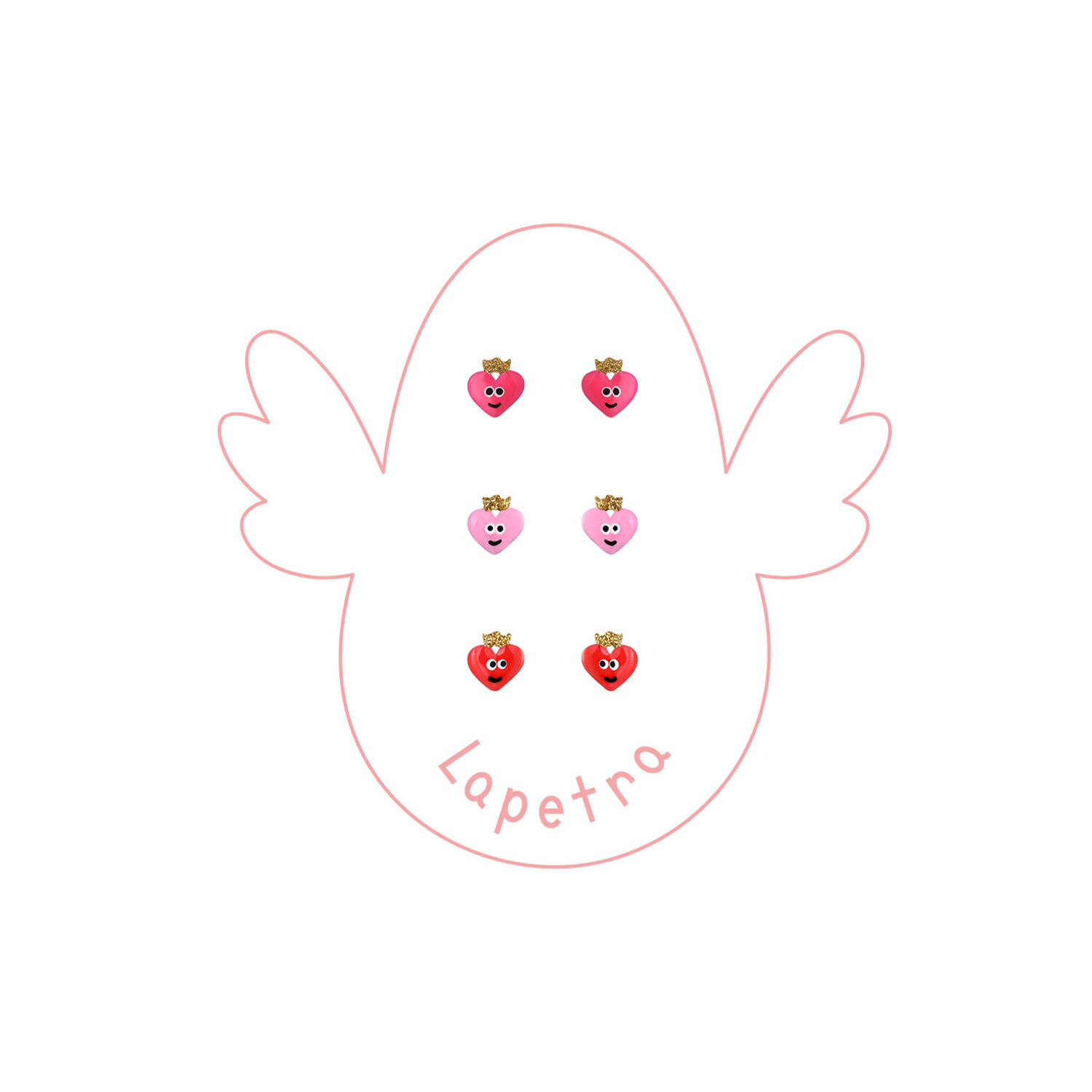 Schroefoorknopjes - Heartqueen - Assorti