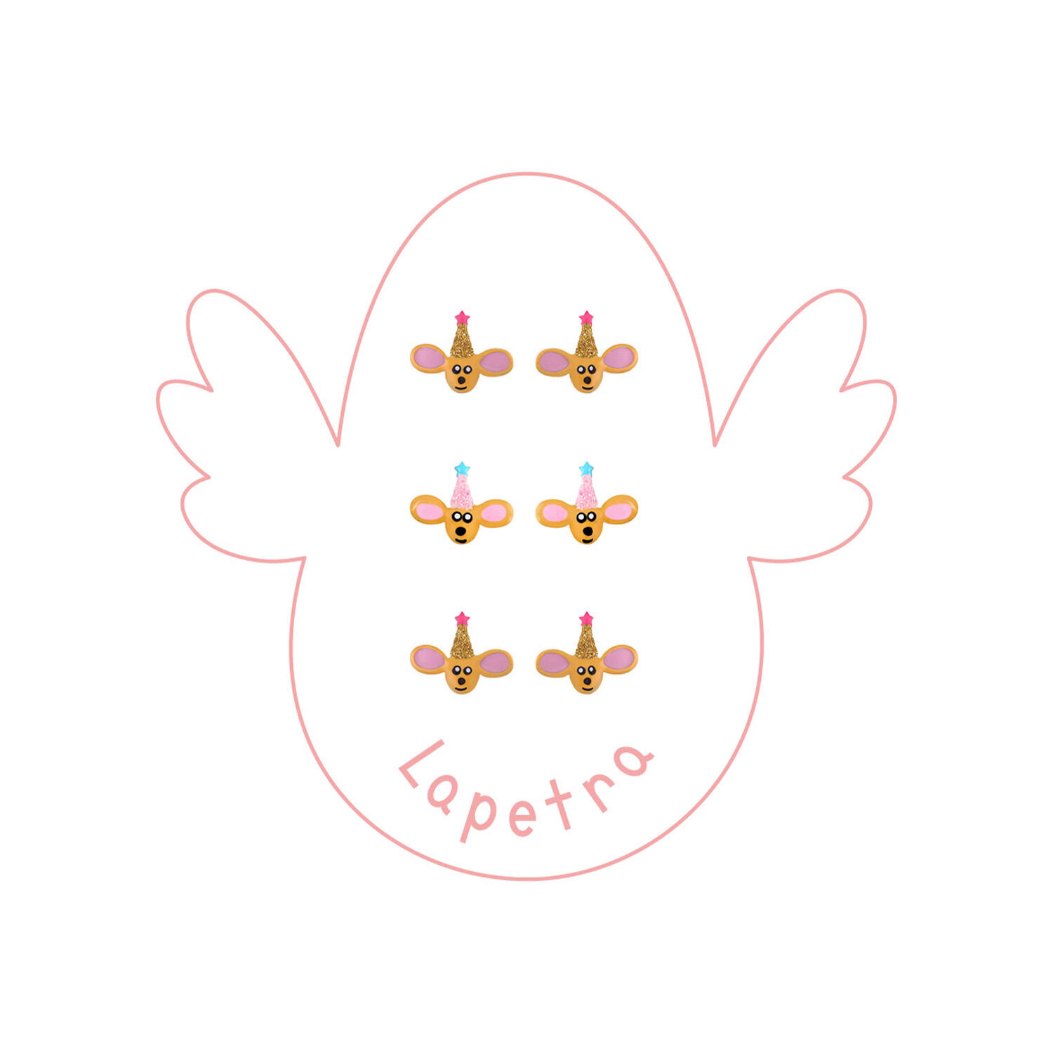 Schroefoorknopjes - Muisjes - Assorti