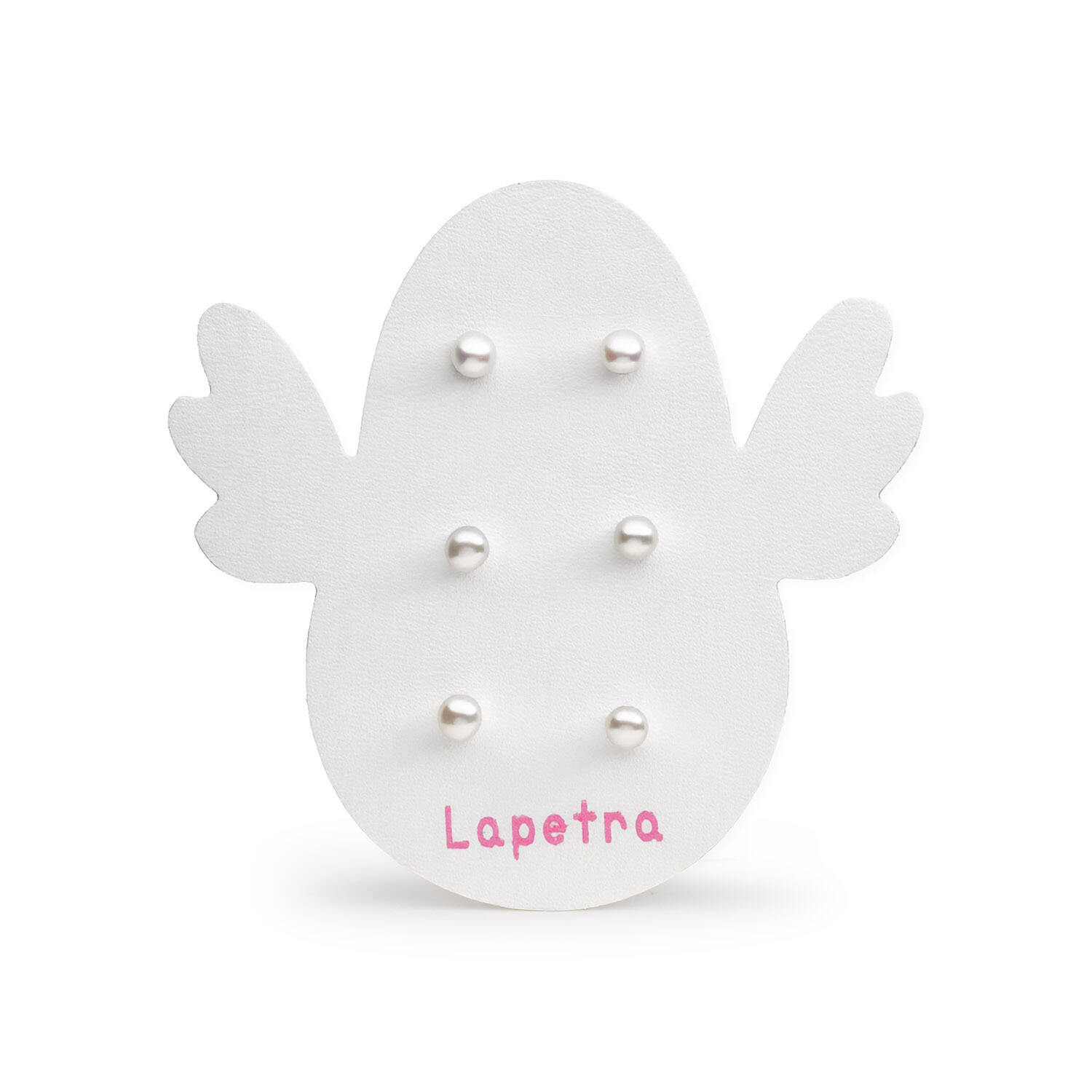 Schroefoorknopjes - Parel - 4mm 3st