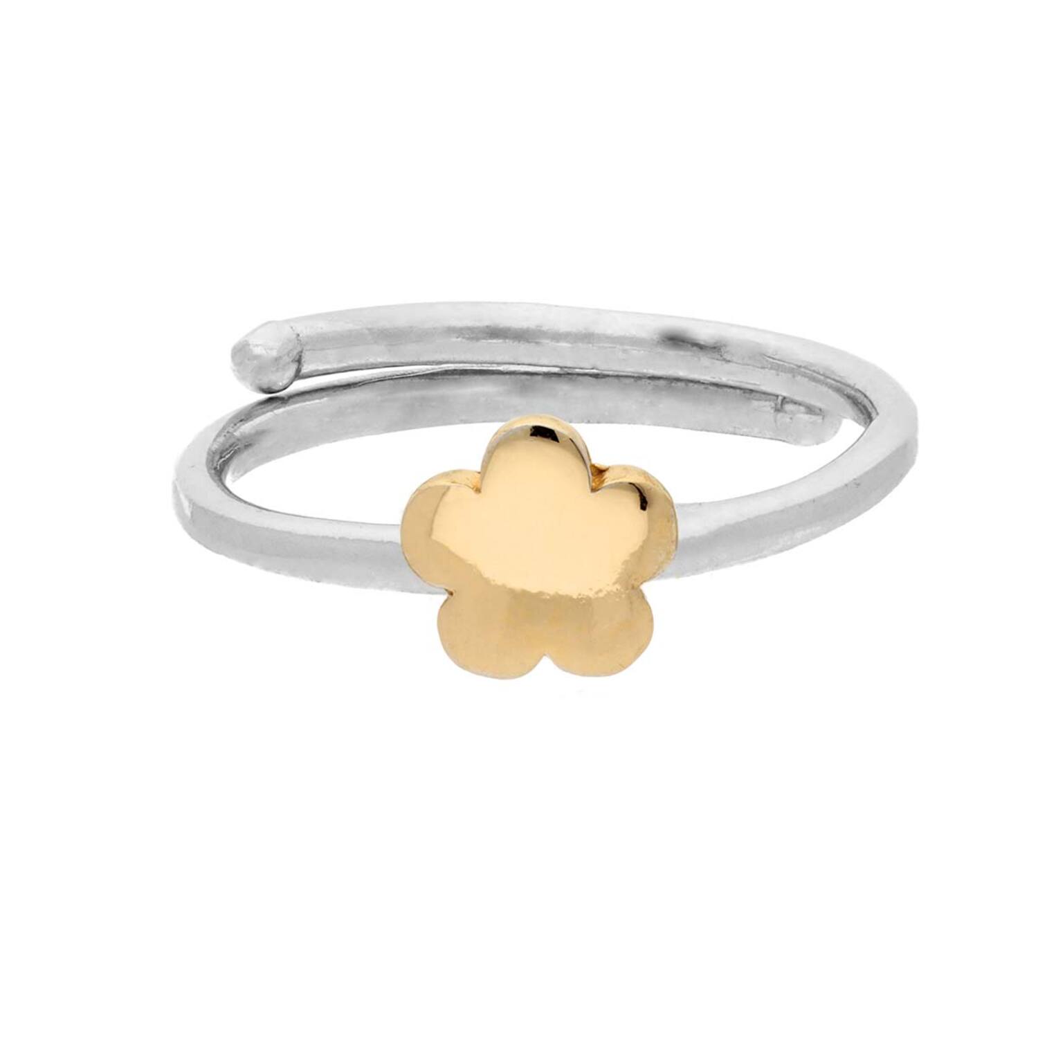 Ring Bloem - 925 - Gold plated