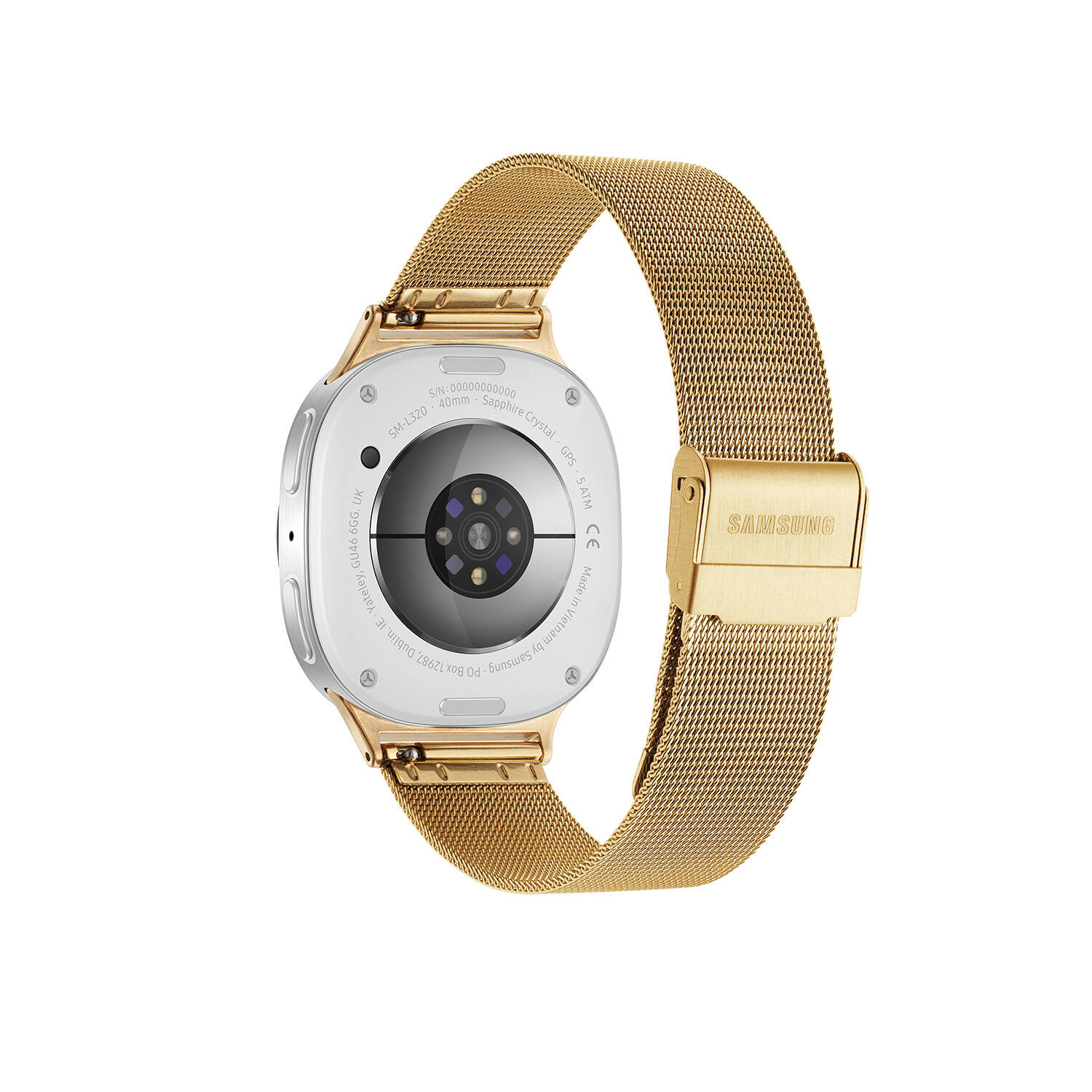  Galaxy Watch 8 - Ø40 - Silberfarbig - Goldfarbig