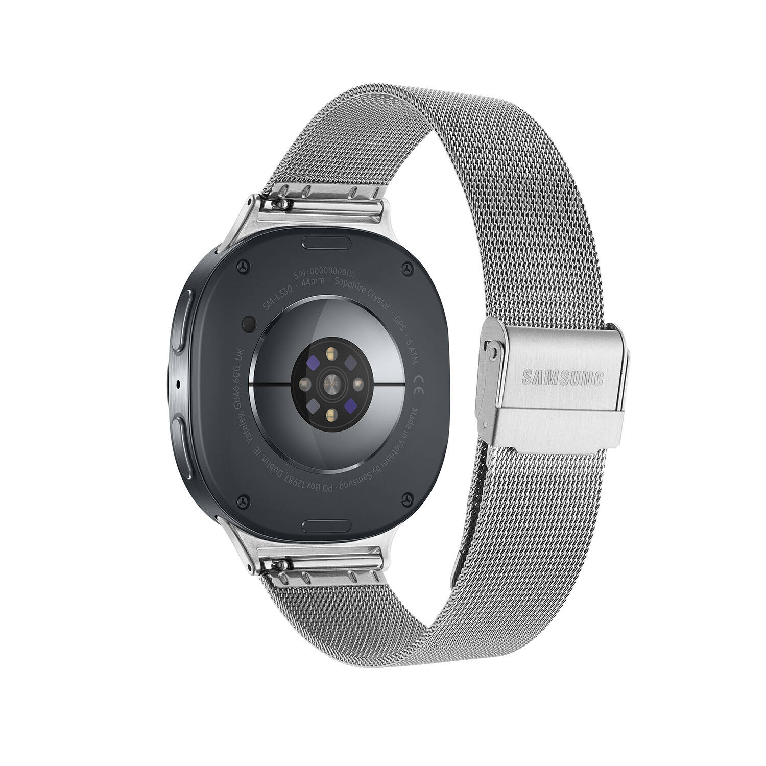  Galaxy Watch 8 LTE - Ø44 - Grijs - Zilverkleurig