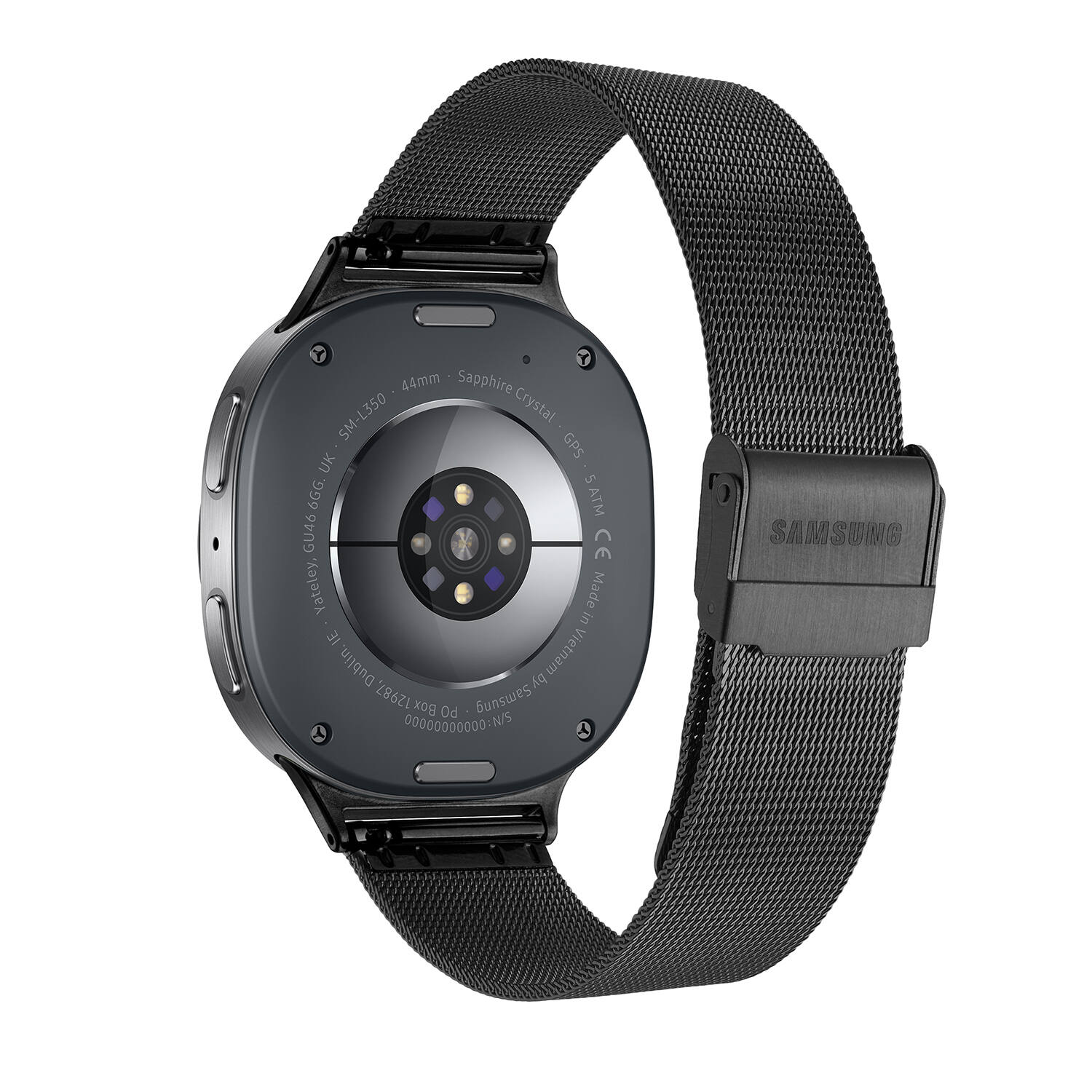  Galaxy Watch 9 - Ø44 - Silberfarbig - Schwarz