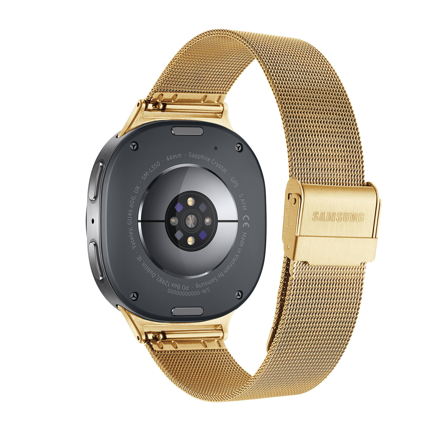  Galaxy Watch 9 LTE - Ø44 - Silberfarbig - Goldfarbig