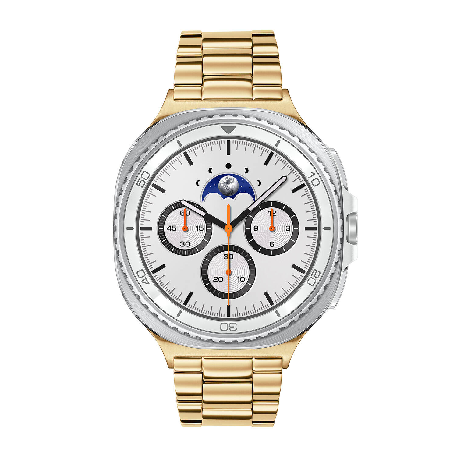  Galaxy Watch 8 Classic - Ø46 - Wit - Goudkleurig
