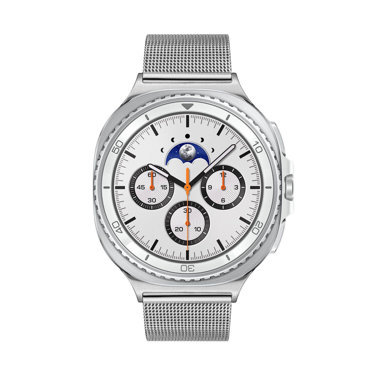  Galaxy Watch 8 Classic - Ø46 - Wit - Zilverkleurig