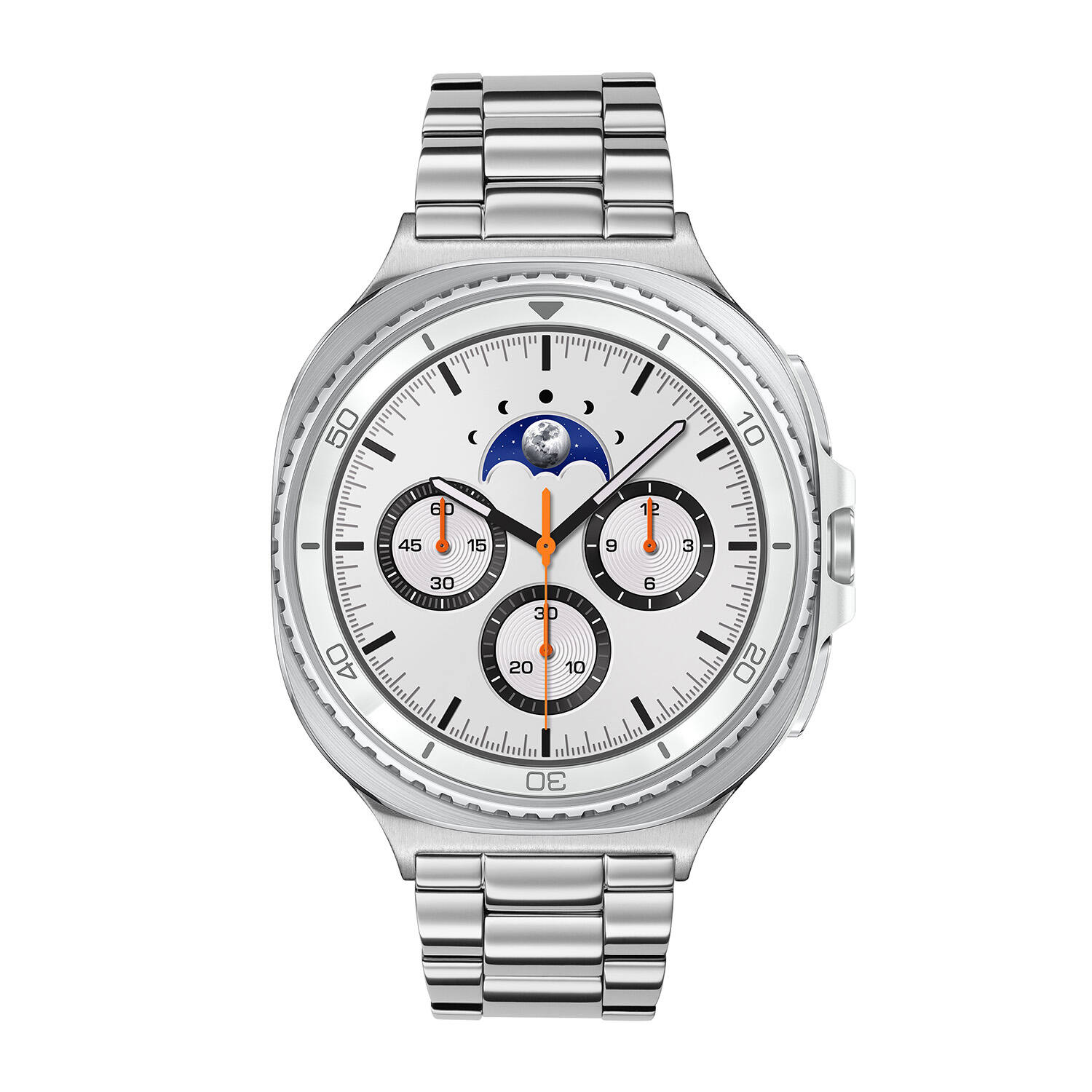  Galaxy Watch 8 Classic - Ø46 - Wit - Zilverkleurig