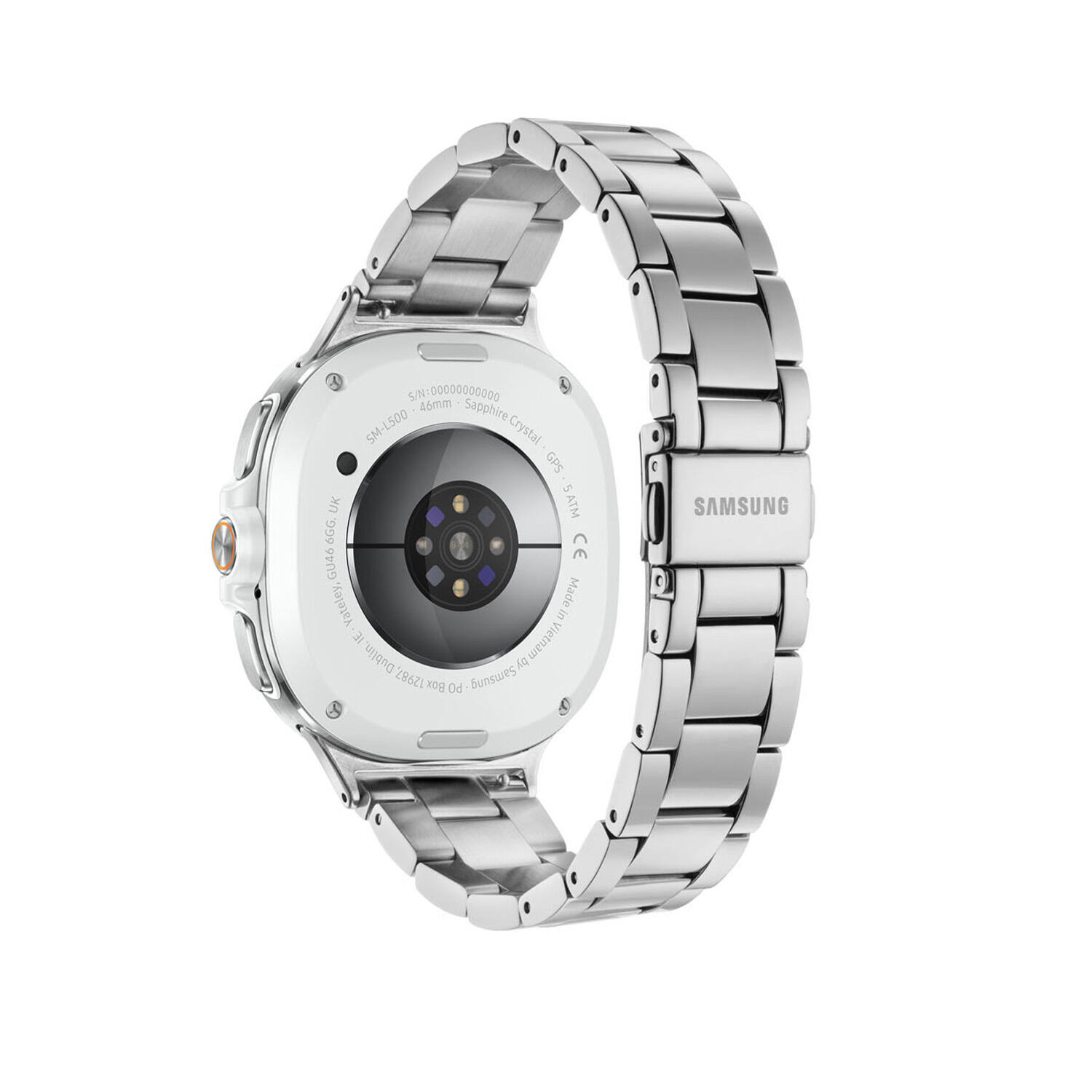  Galaxy Watch 8 Classic - Ø46 - Wit - Zilverkleurig