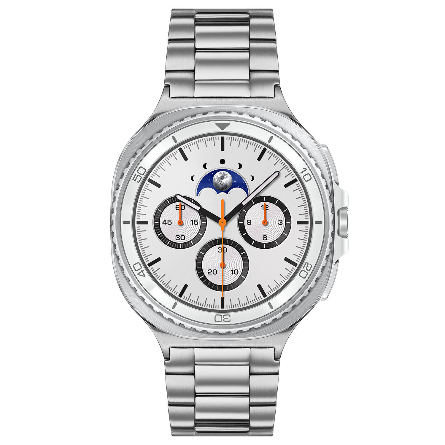  Galaxy Watch 8 Classic - Ø46 - Wit - Zilverkleurig