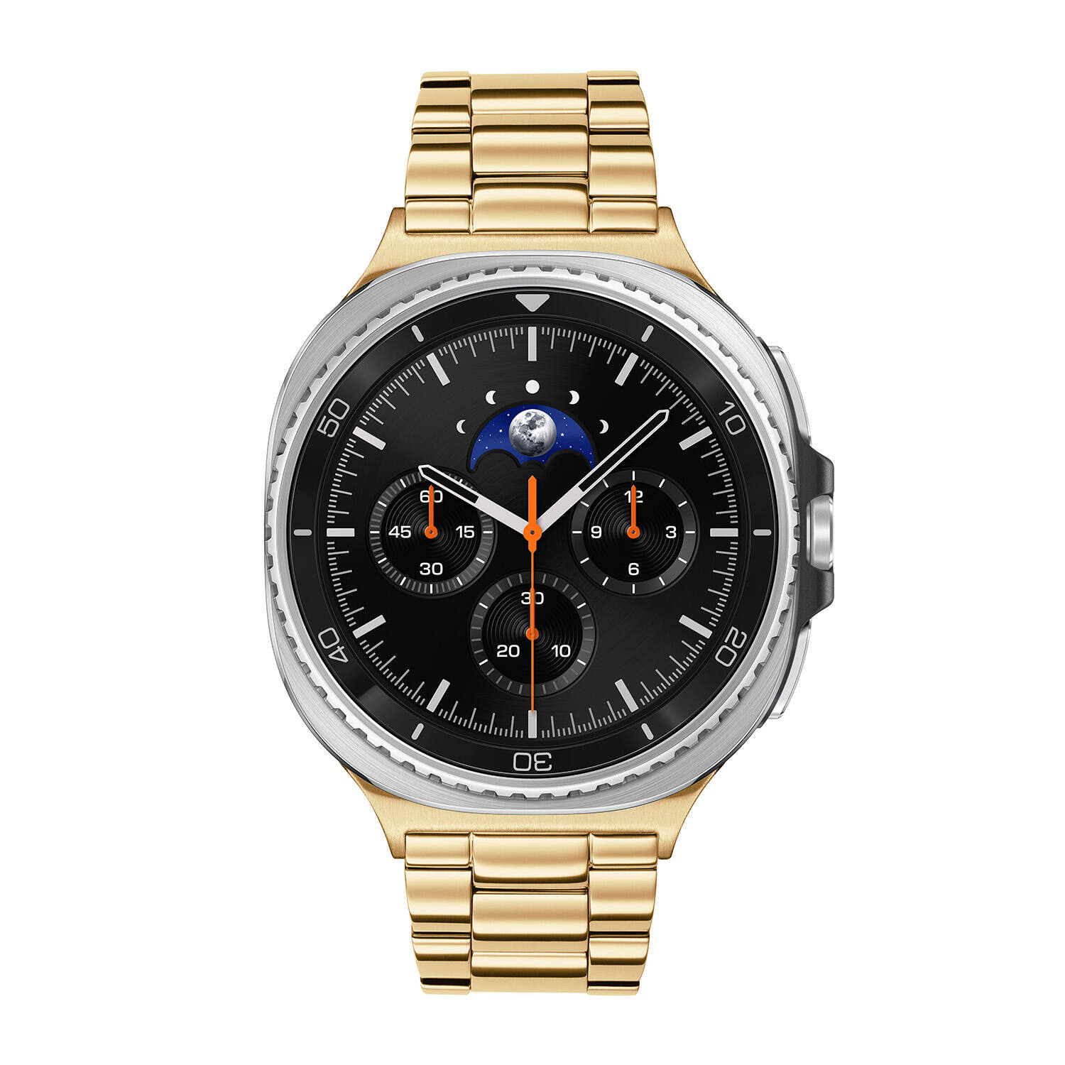 Galaxy Watch 8 Classic LTE - Ø46 - Schwarz - Goldfarbig