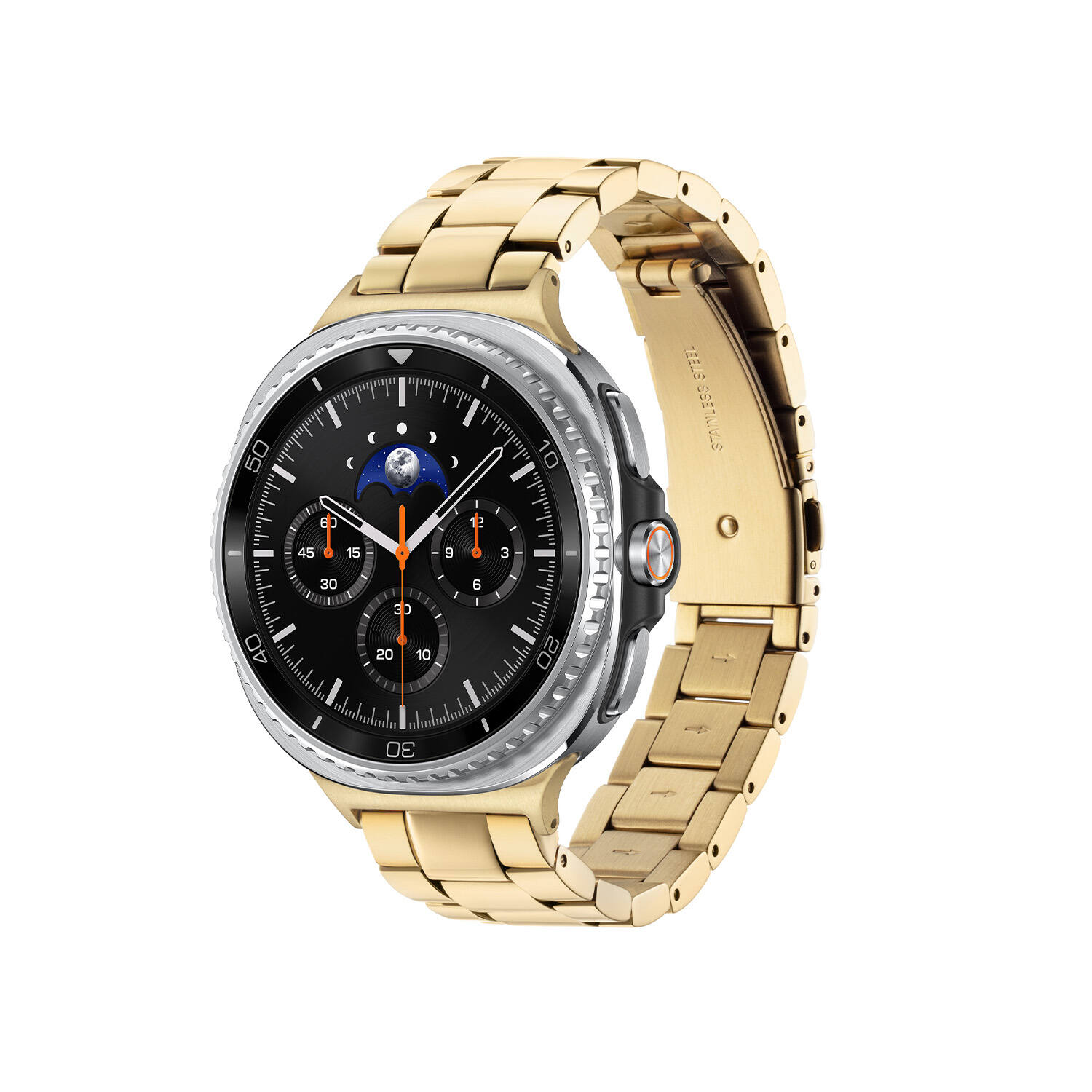  Galaxy Watch 8 Classic - Ø46 - Schwarz - Goldfarbig