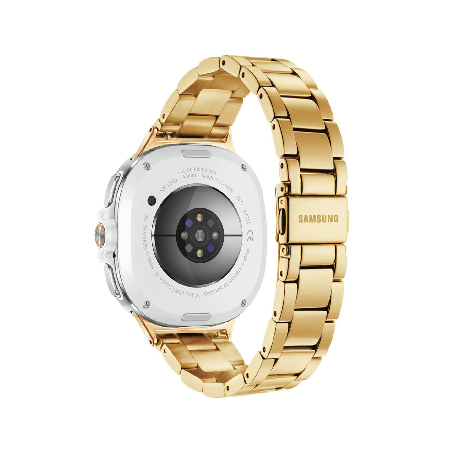 Galaxy Watch 8 Classic - Ø46 - Schwarz - Goldfarbig
