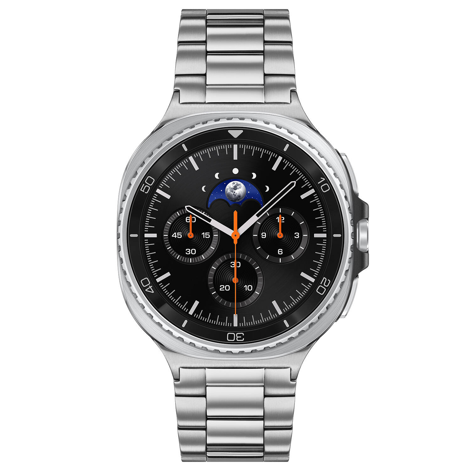  Galaxy Watch 8 Classic LTE - Ø46 - Zwart - Zilverkleurig