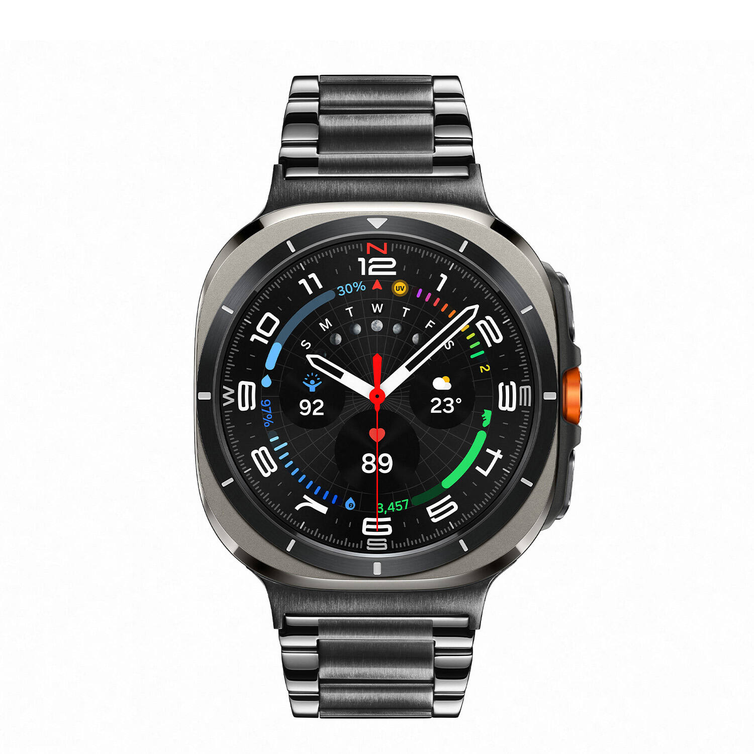  Galaxy Watch Ultra LTE - Ø47 - Zilverkleurig - Zwart