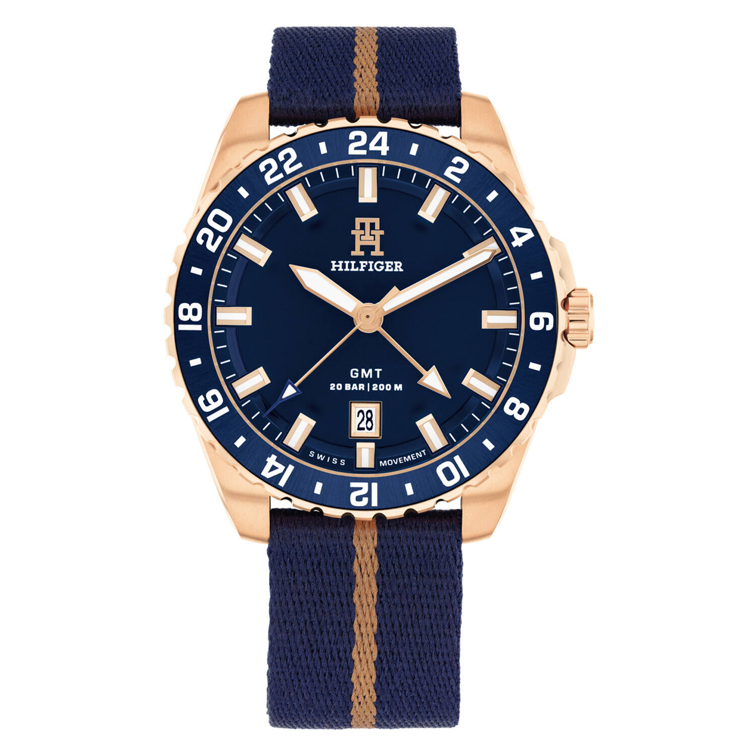  TH85 Swiss GMT - Ø42 - Bleu