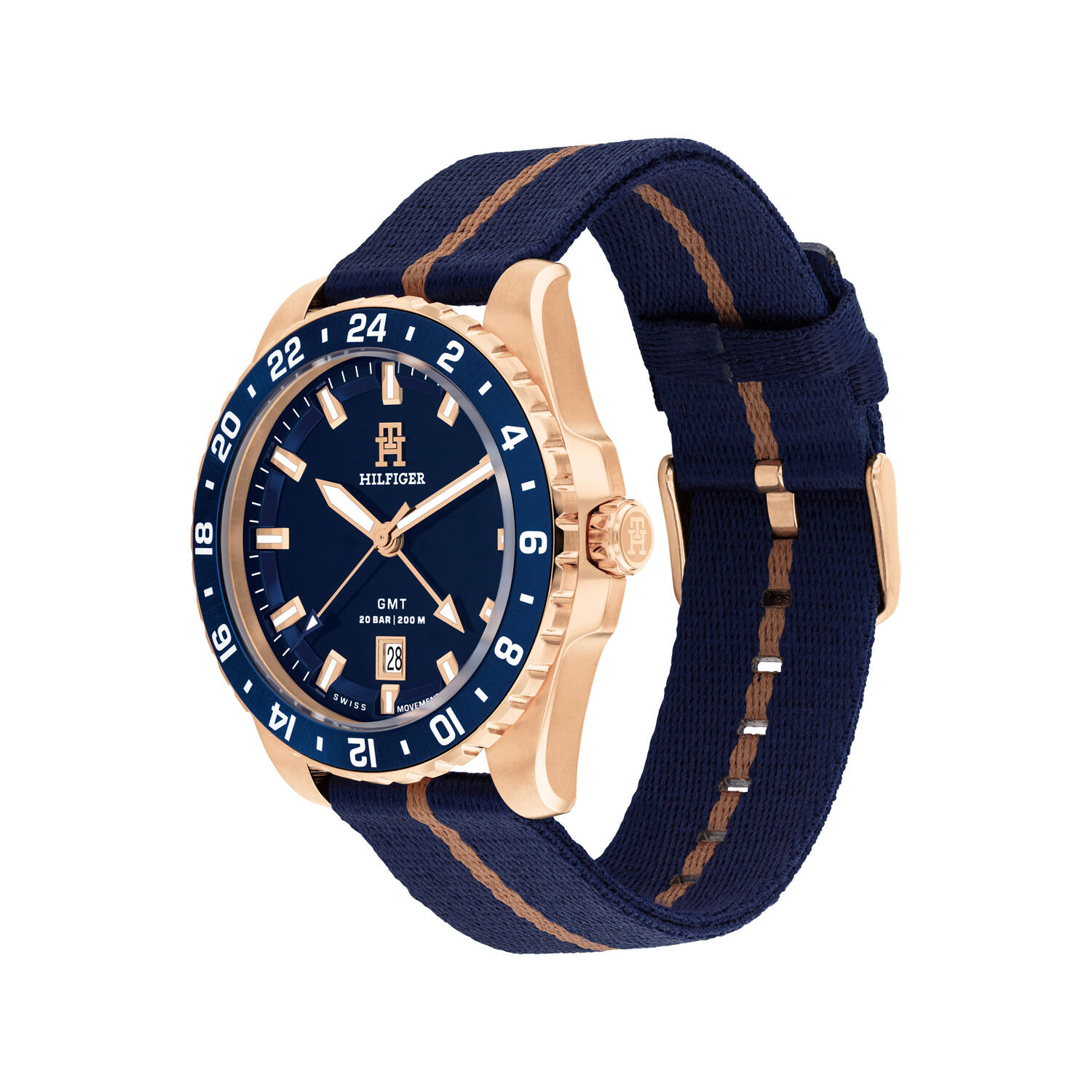  TH85 Swiss GMT - Ø42 - Bleu