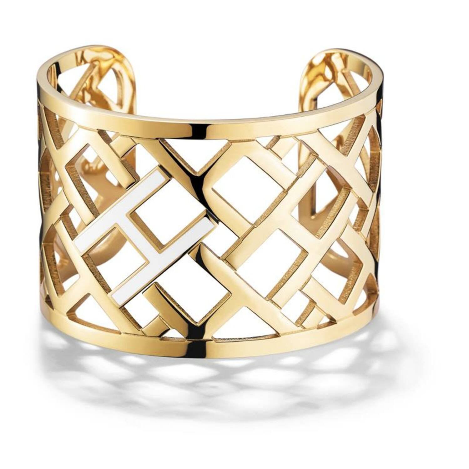  Halve bangle - Staal - 8cm