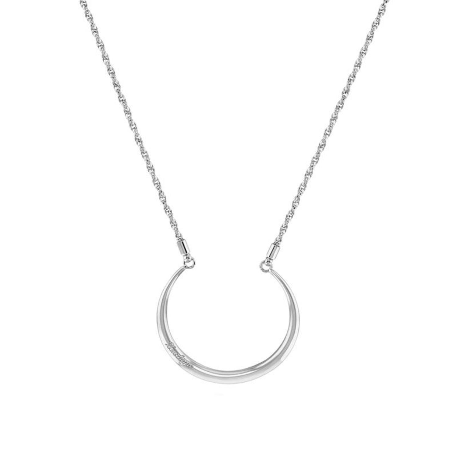  Necklaces with pendant - Steel - 44cm