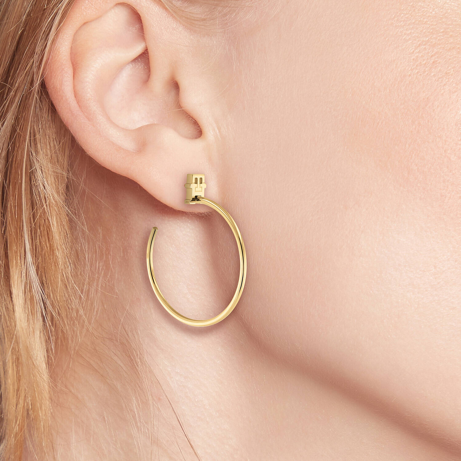  Ear studs - Steel - 5cm