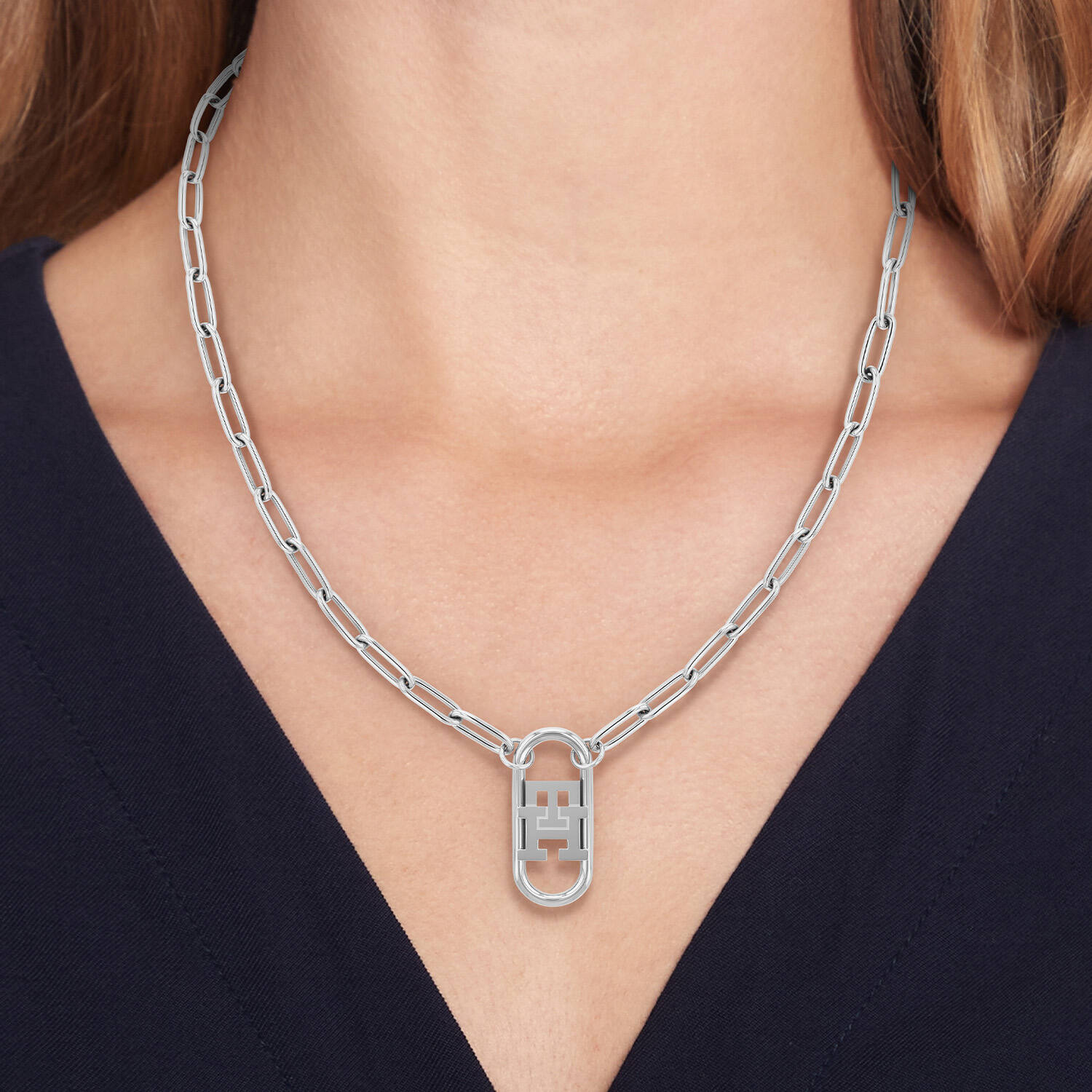  Colliers à pendentif - Acier - 50cm