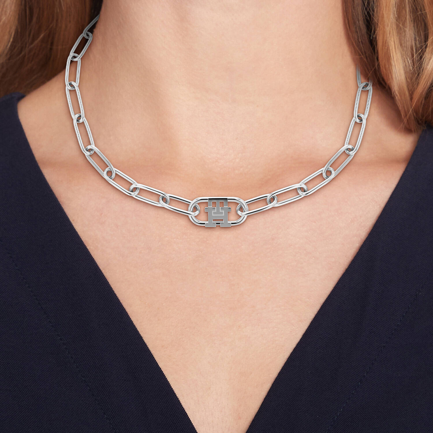  Colliers à pendentif - Acier - 40cm
