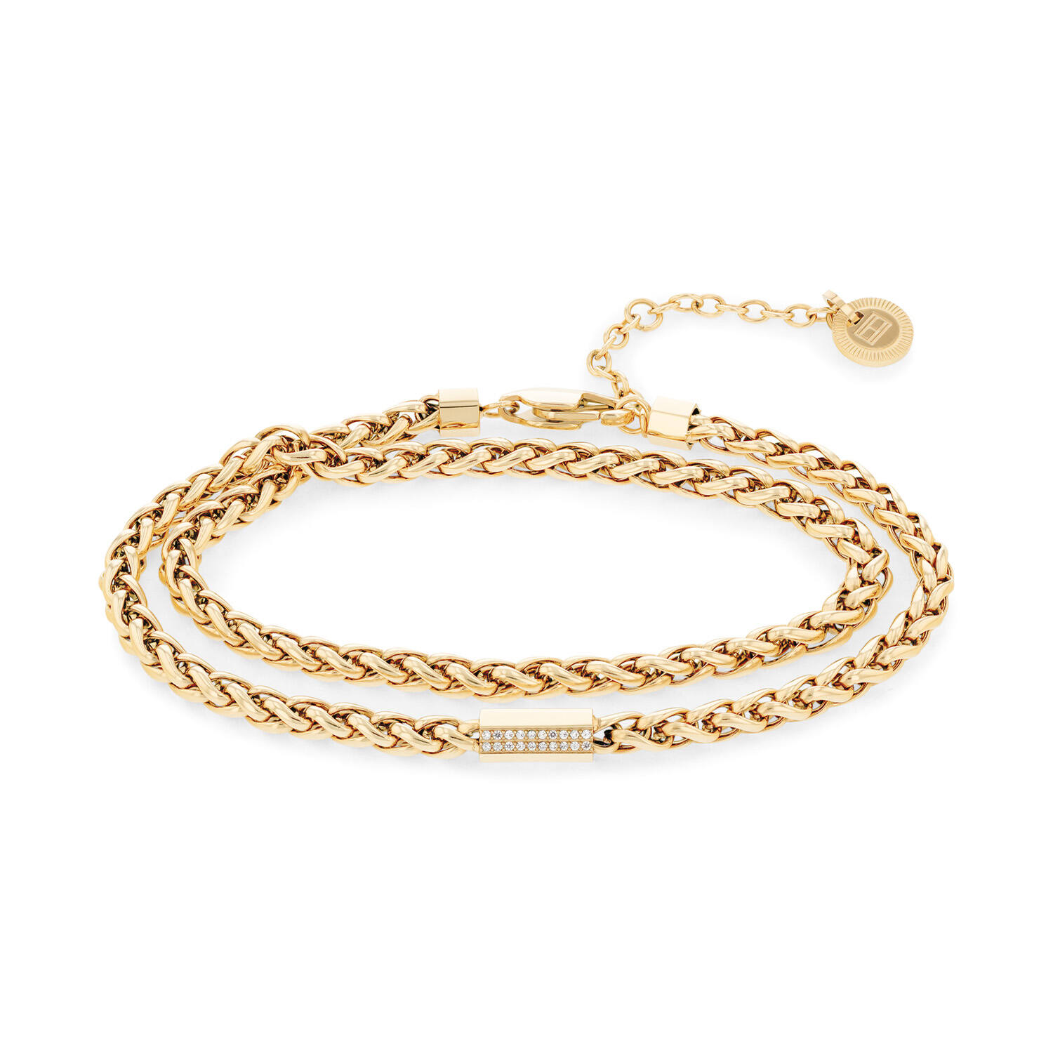  Gliederarmbänder - Stahl - 19cm