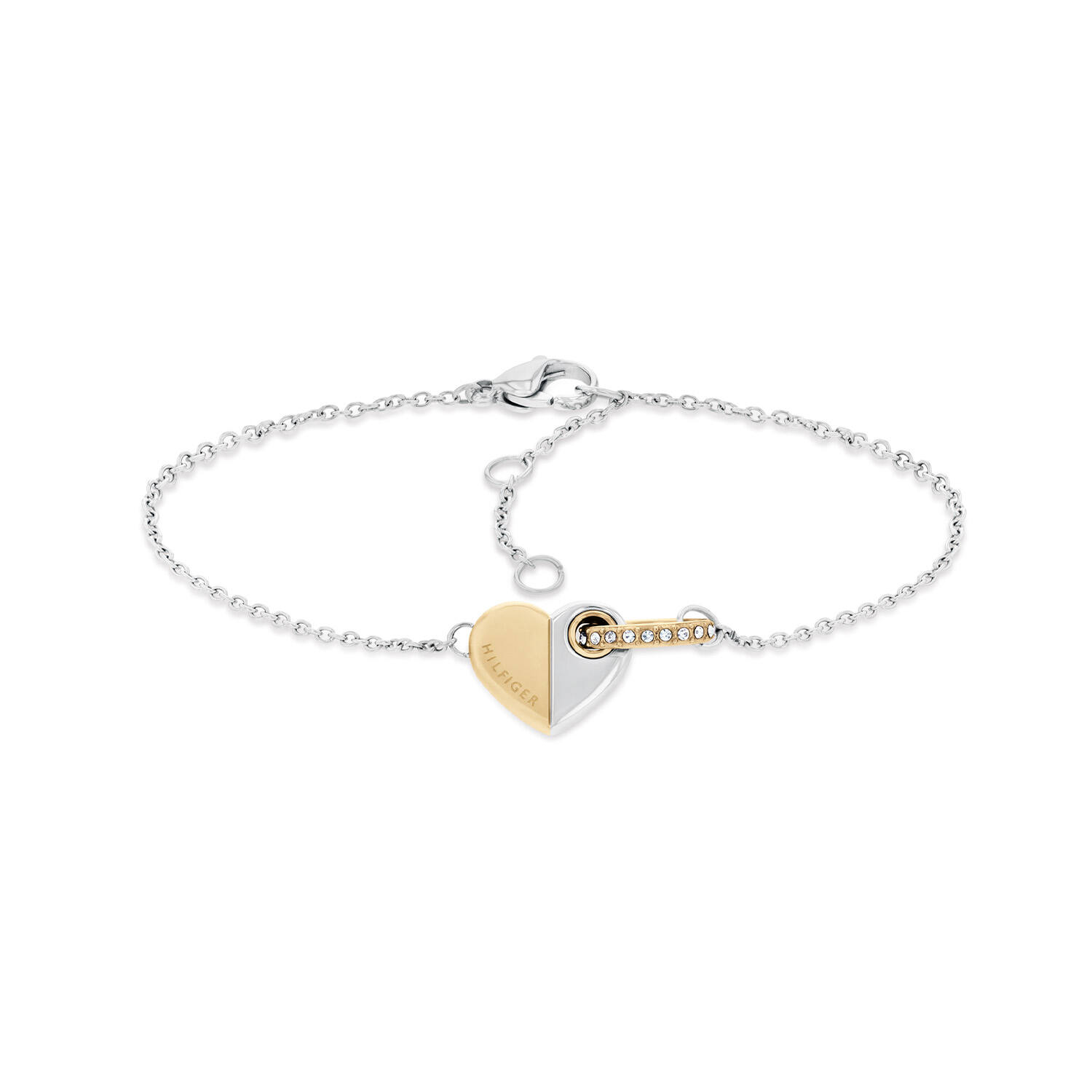  Gliederarmbänder - Stahl - 19,5cm