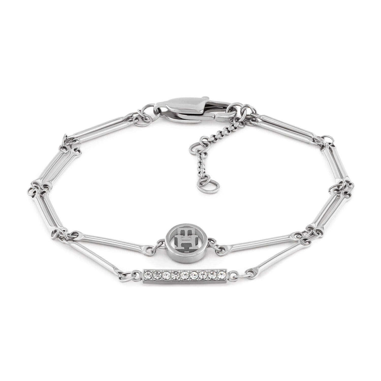  Bracelets à maillons - Acier - 19cm