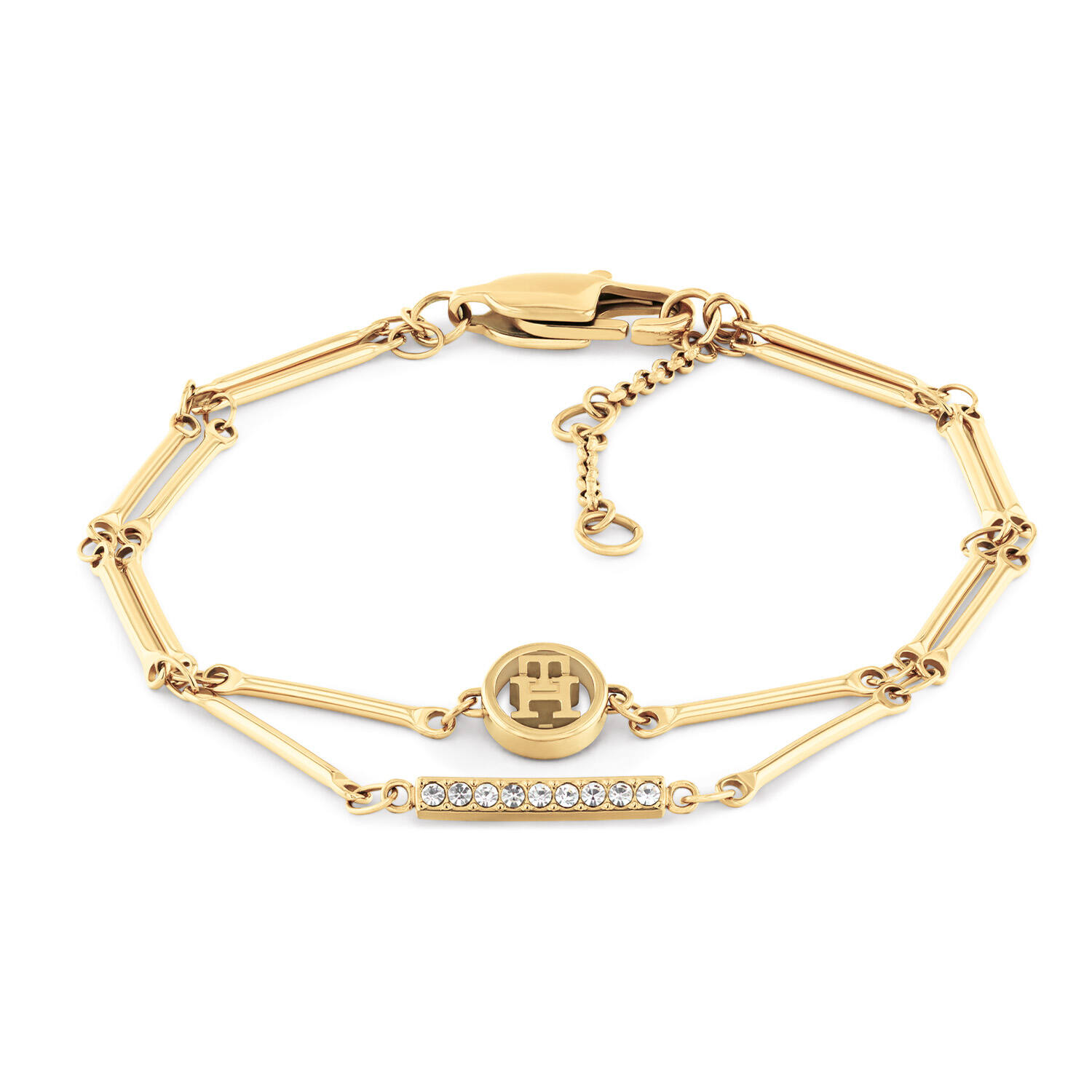  Bracelets à maillons - Acier - 19cm