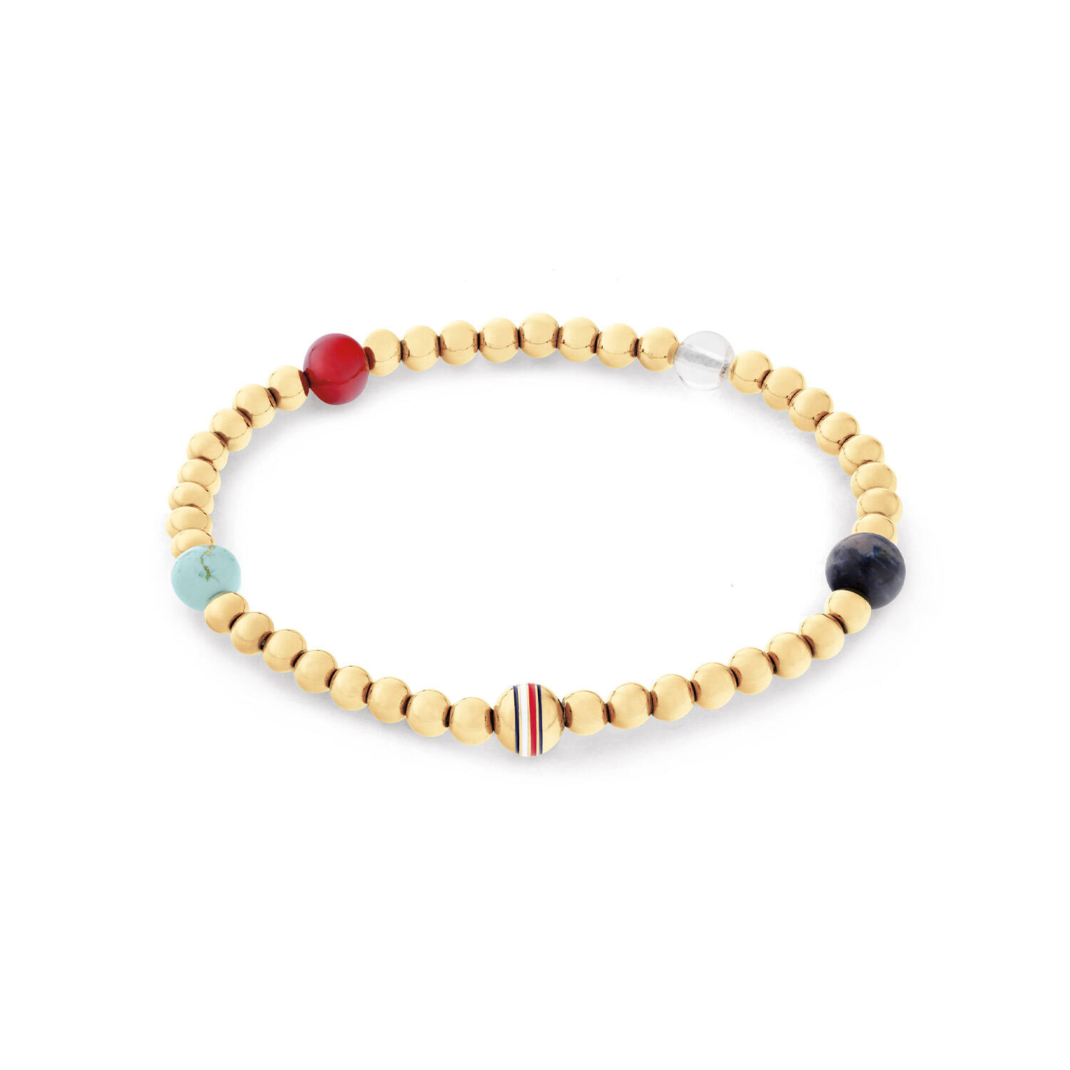  Bracelets en perles - Acier - One Size