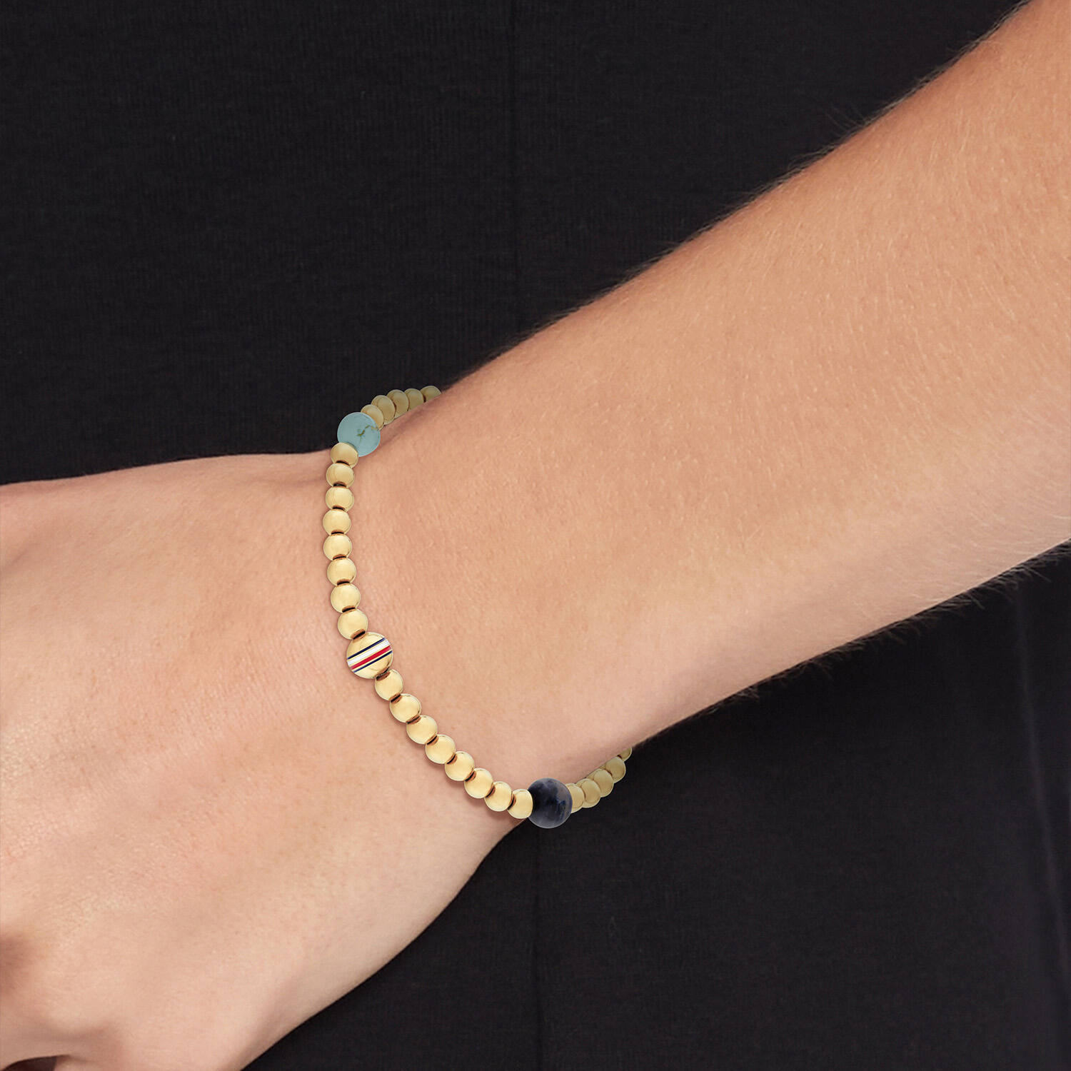  Bracelets en perles - Acier - One Size