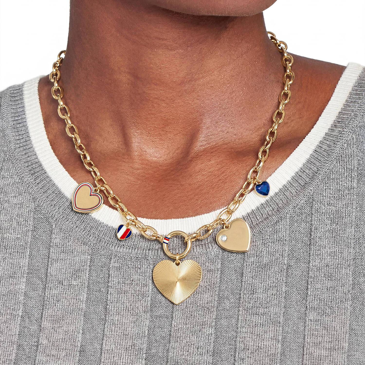  Schakelcollier - Staal - 50cm