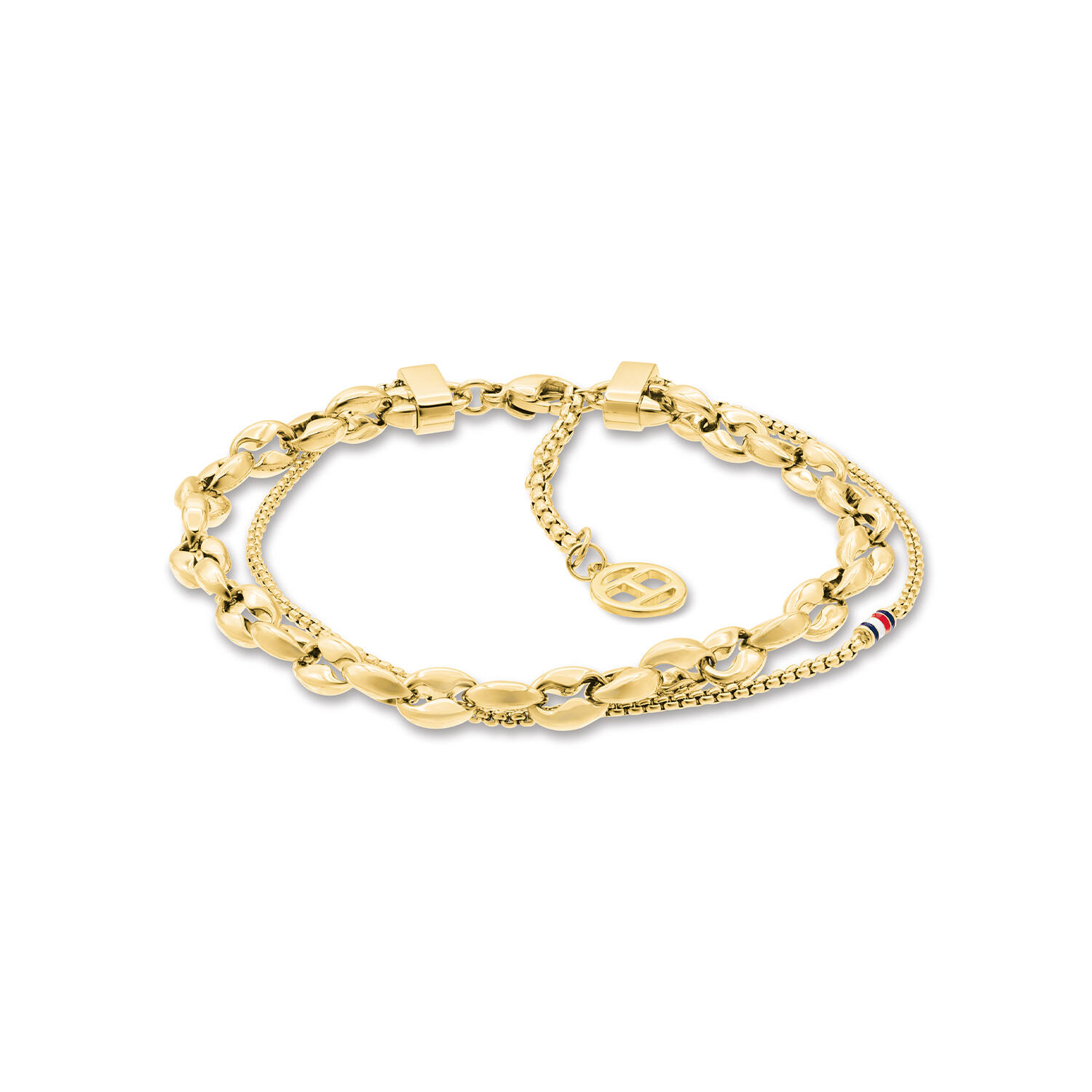 Bracelets à maillons - Acier - 19cm