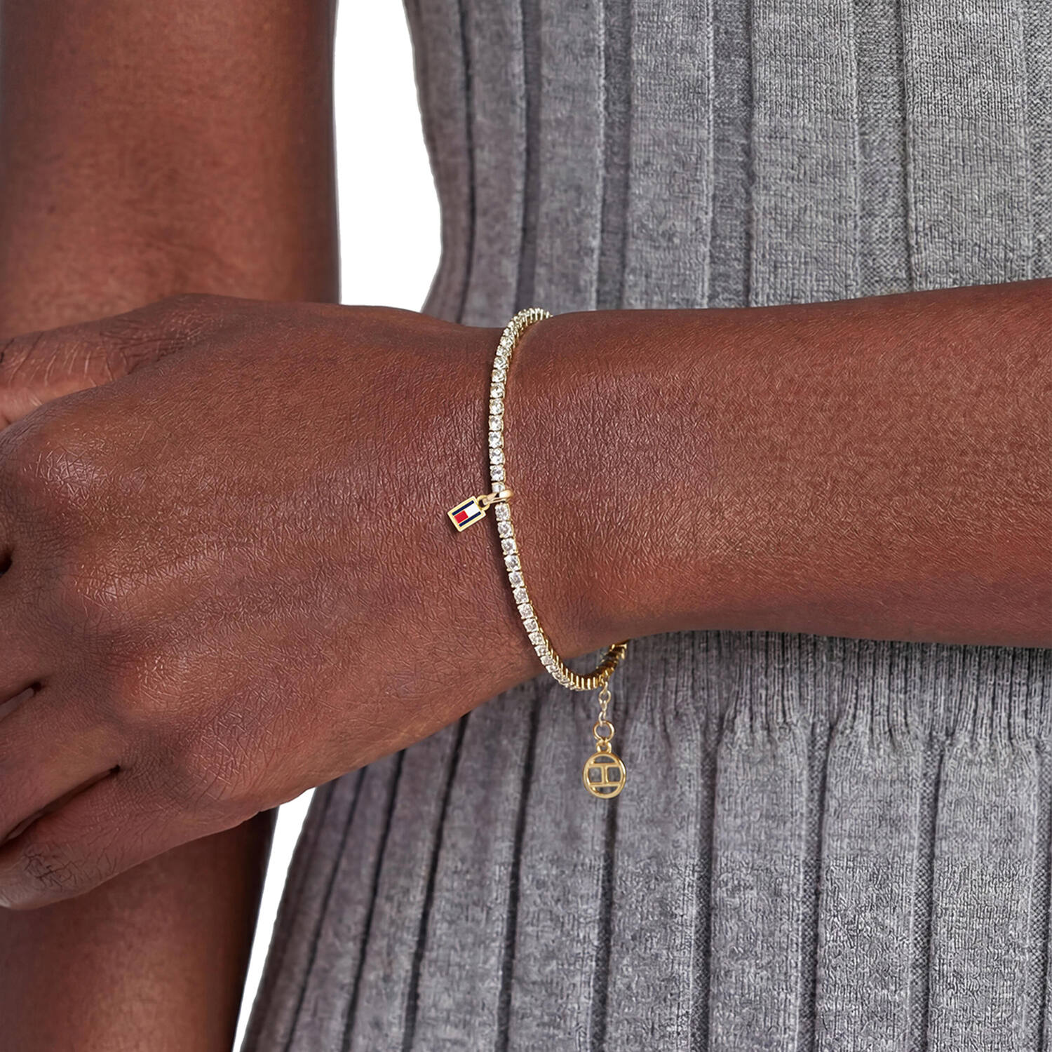  Bracelets à maillons - Acier - 19cm