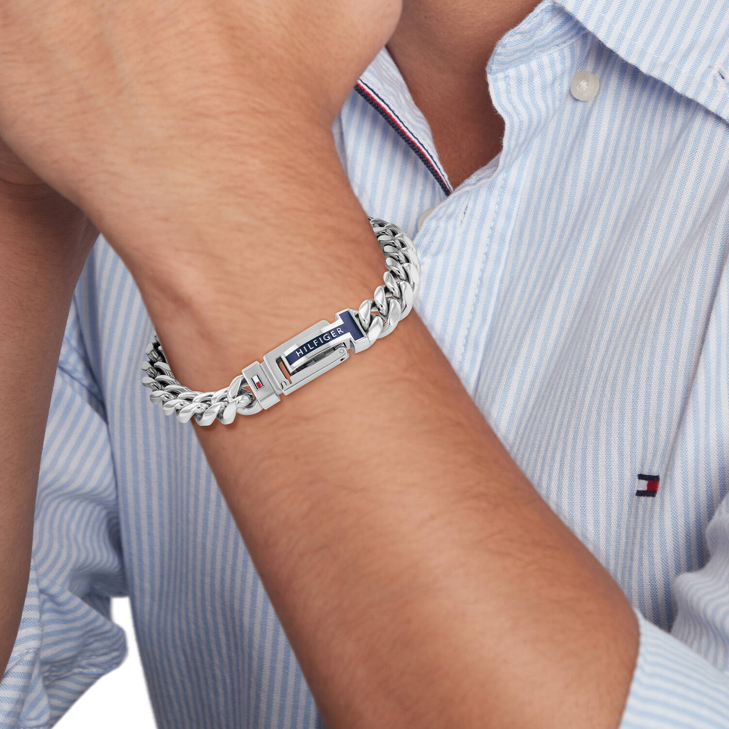  Bracelets à maillons - Acier - 21cm