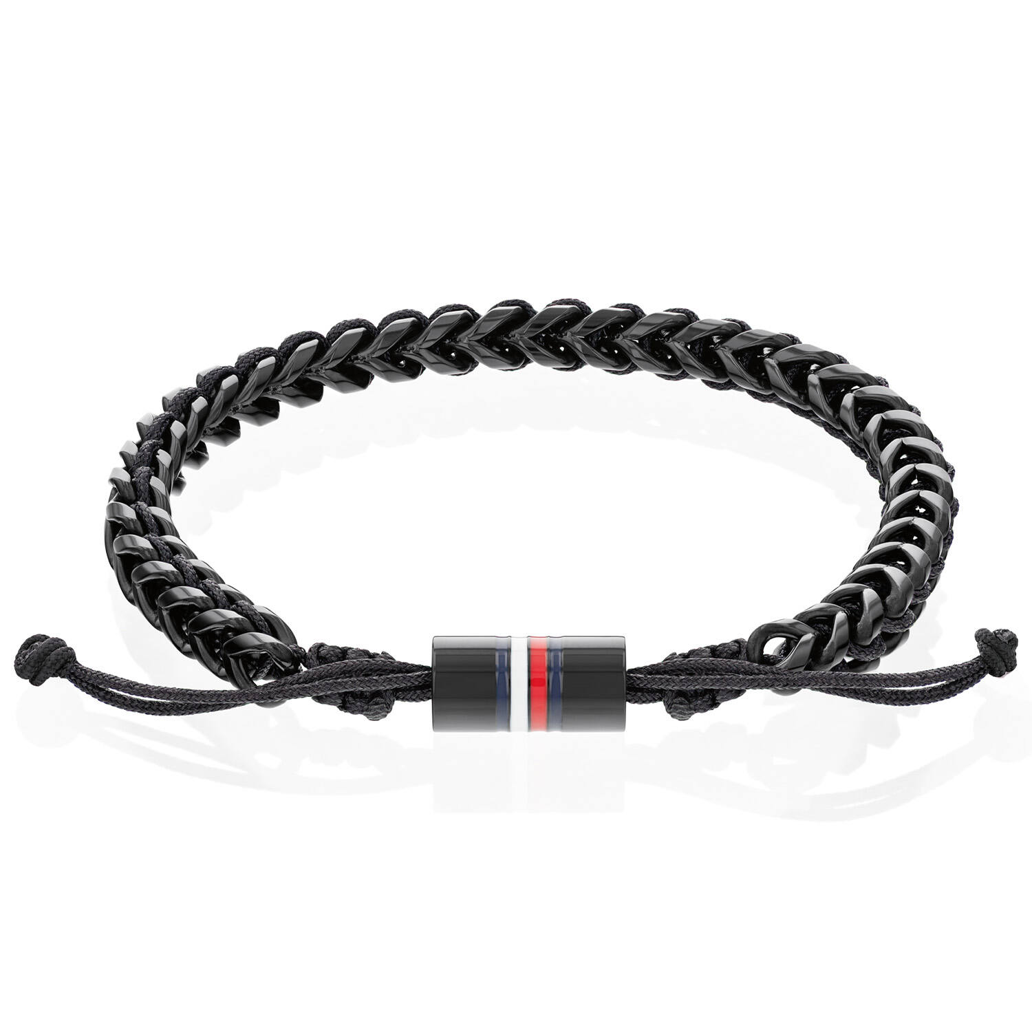  Geflochtener Armreif - Stahl - 19,5cm