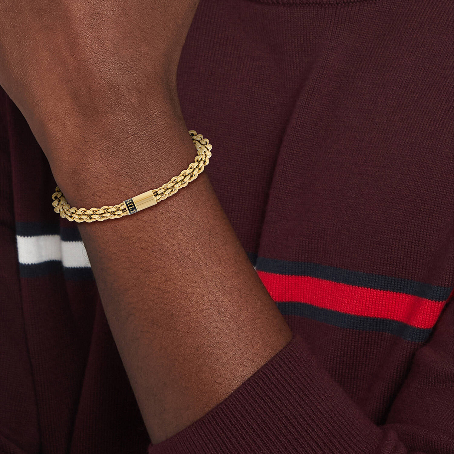  Gliederarmbänder - Stahl - 19cm