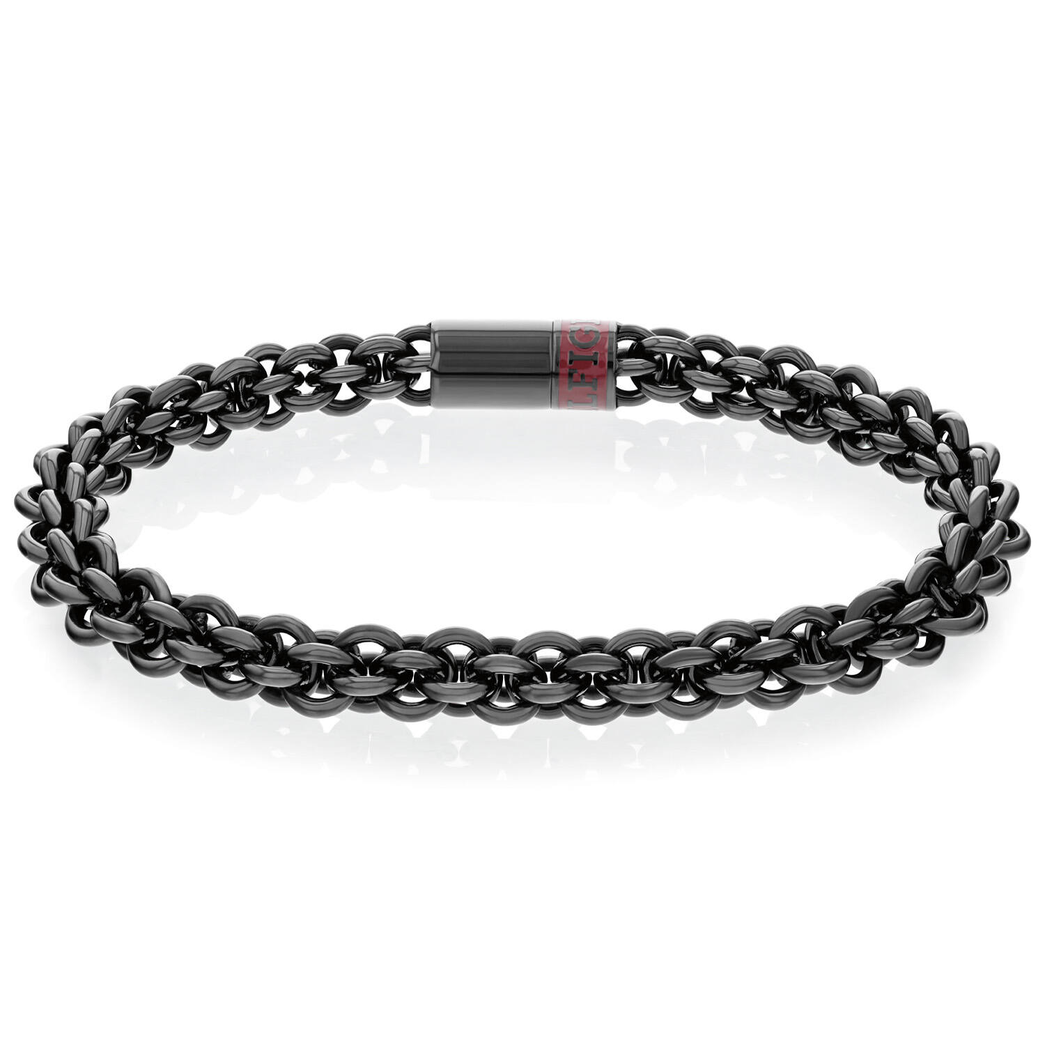  Gliederarmbänder - Stahl - 19cm