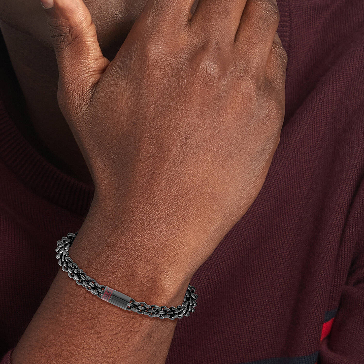  Gliederarmbänder - Stahl - 19cm