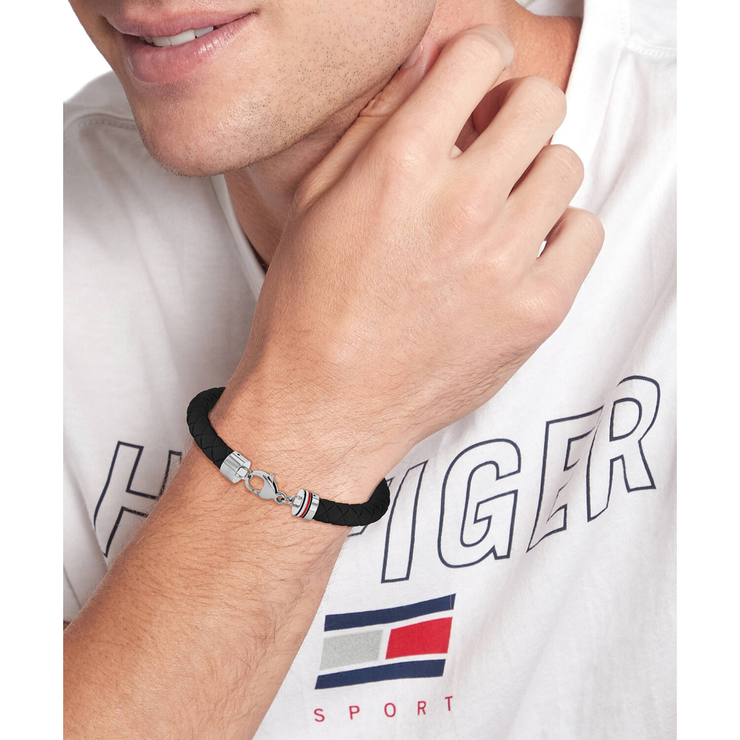   bracelet tressé - Silicone - 19cm