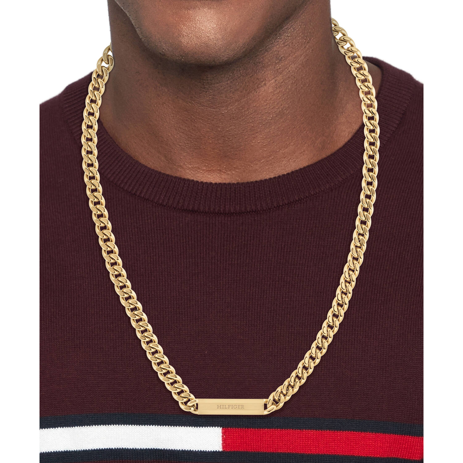  Colliers maillons - Acier - 60cm