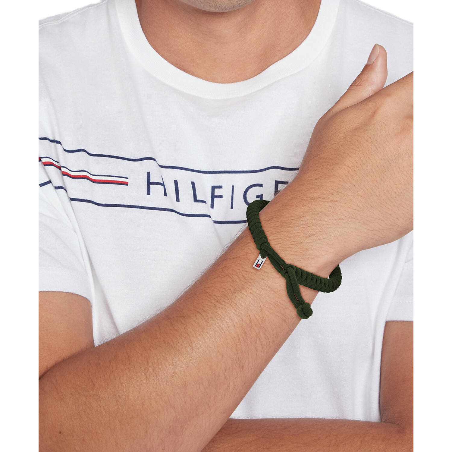  Geflochtener Armreif - Kunststoff - 19cm