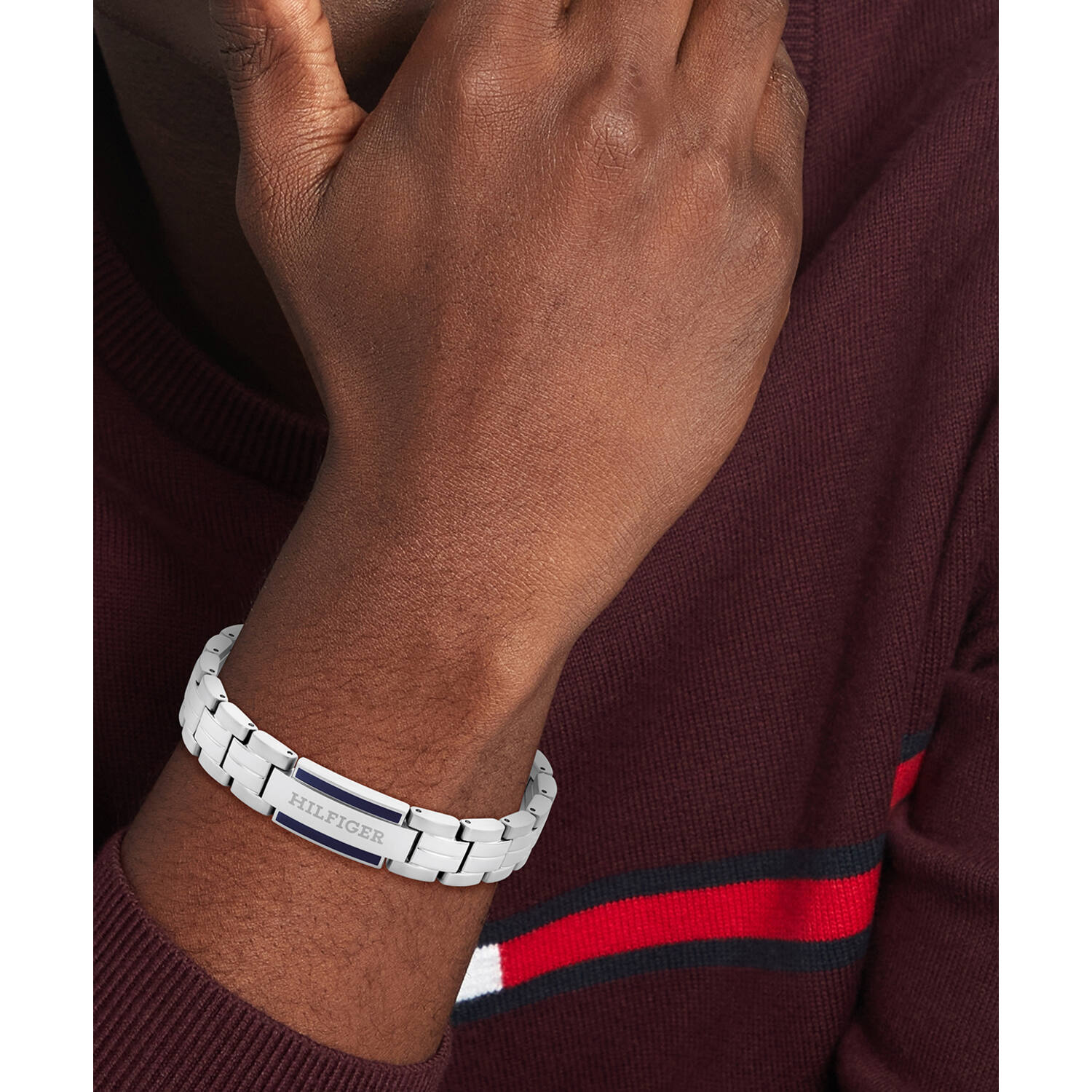  Bracelets à maillons - Acier - 19cm
